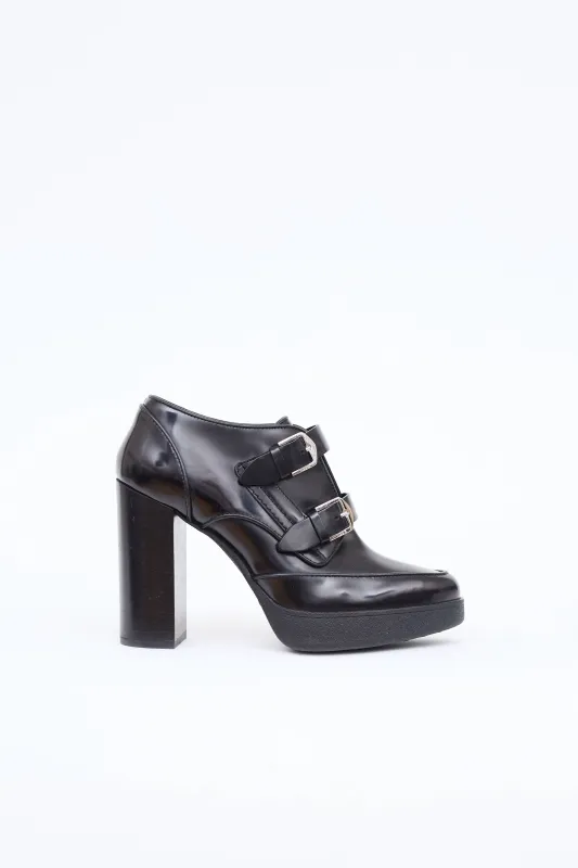 Buckle Heeled Bootie sold by VSP Consignment