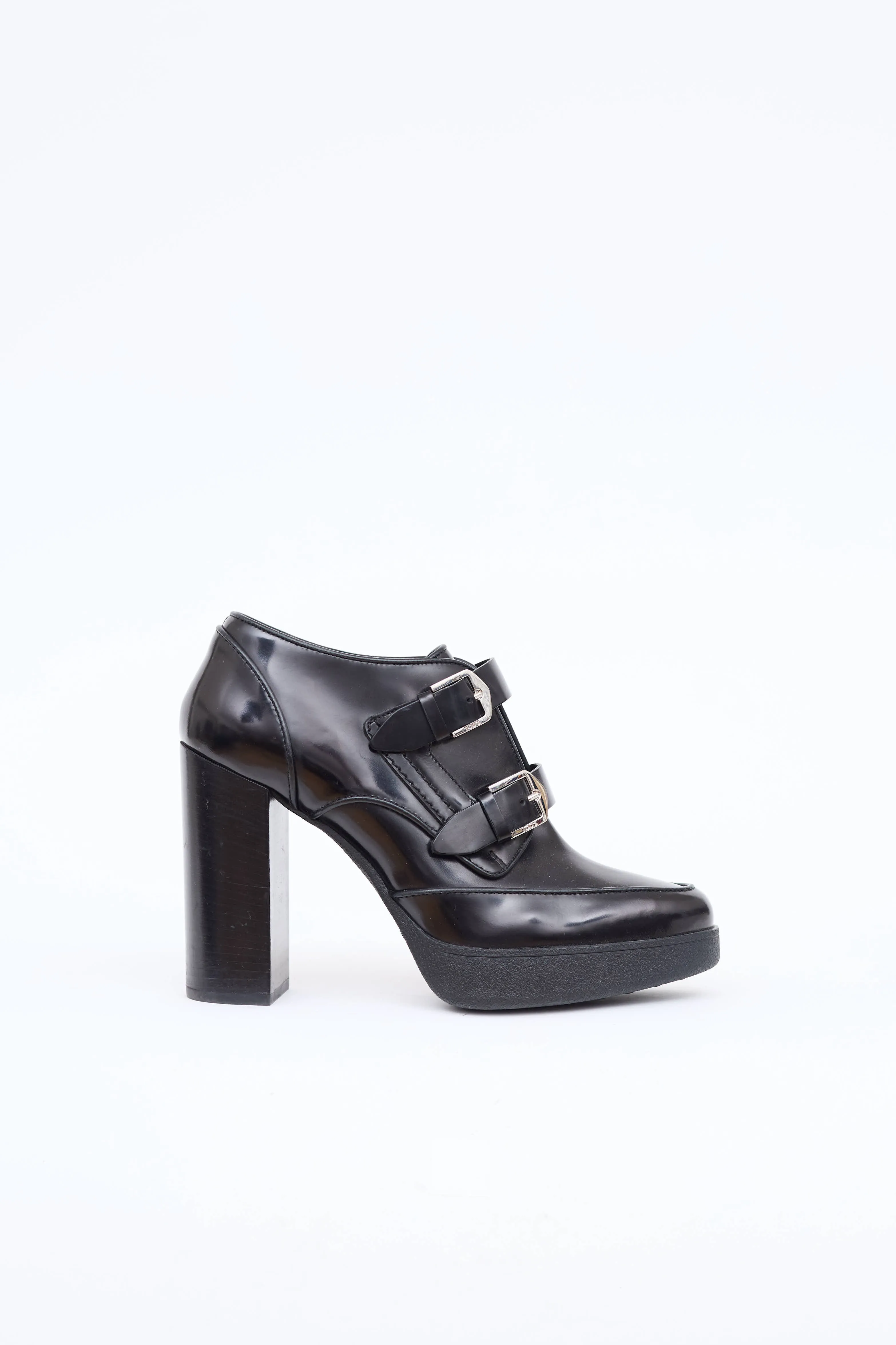 Buckle Heeled Bootie sold by VSP Consignment