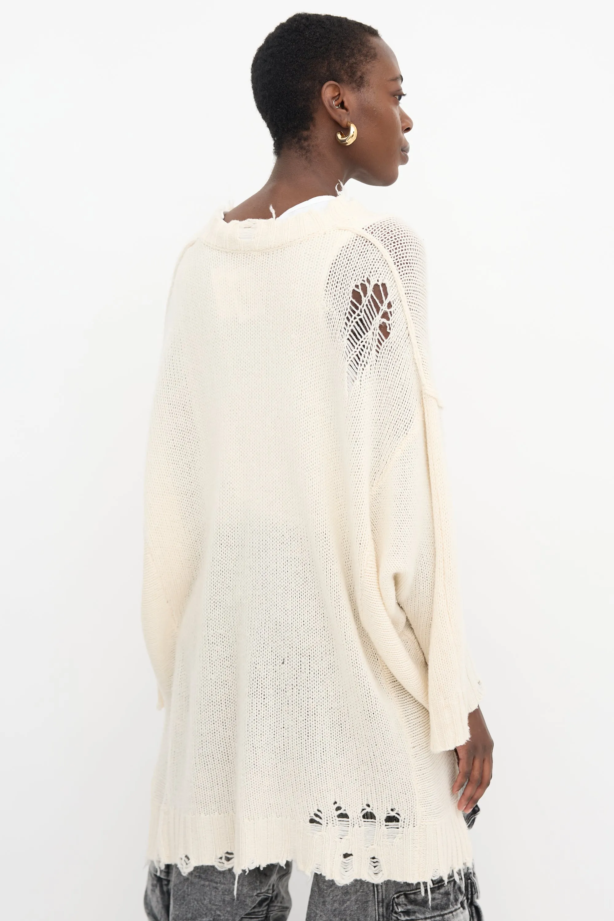 Cashmere Patti Distressed Sweater sold by VSP Consignment product image thumbnail 4