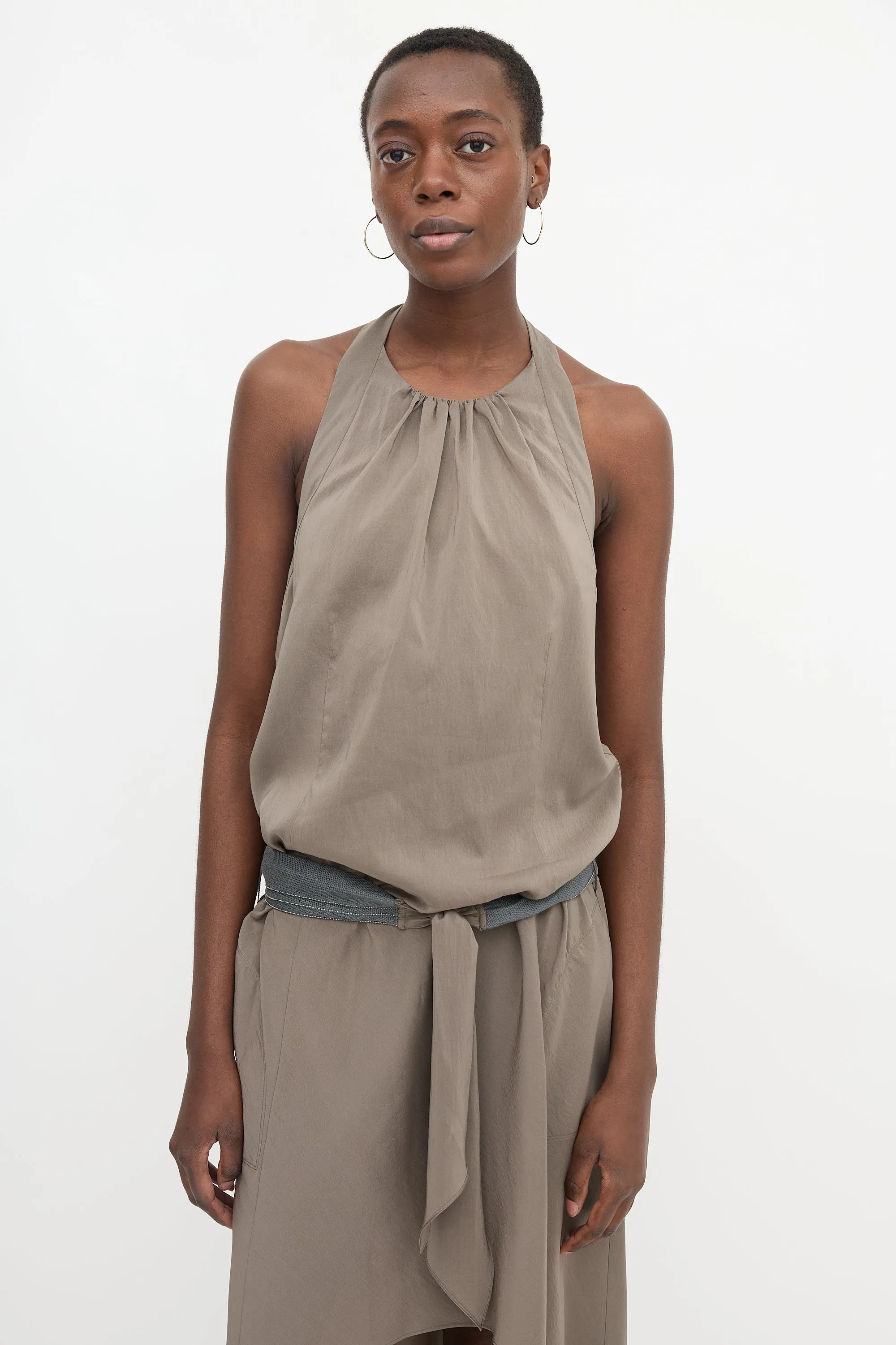 Belted High Low Dress sold by VSP Consignment product image thumbnail 2