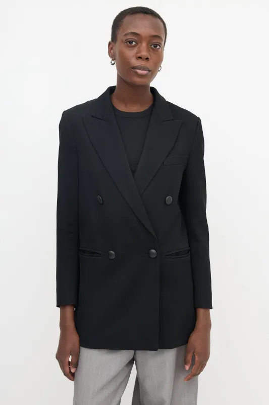 Peak Double Breasted Blazer sold by VSP Consignment