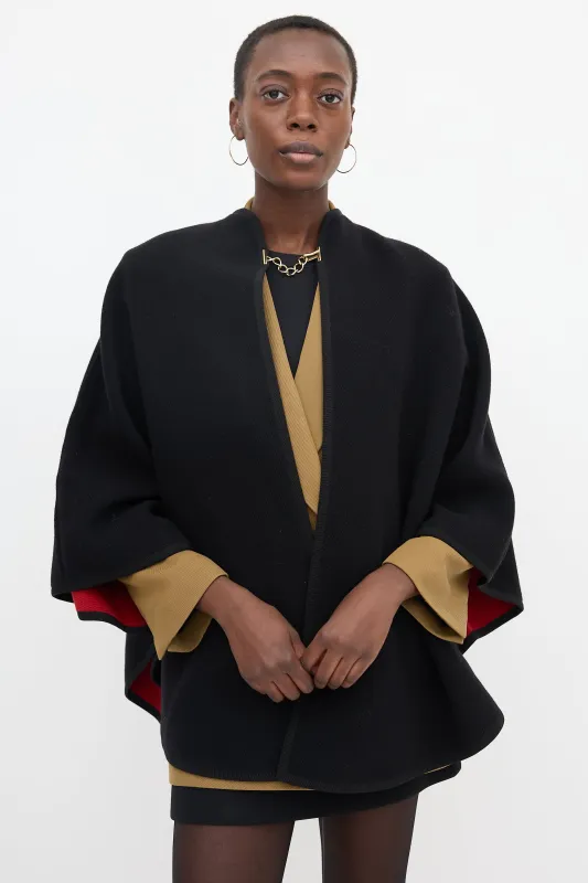 Wool Embellished Cape made by VSP Consignment