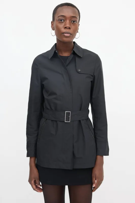 Belted Car Coat Jacket sold by VSP Consignment