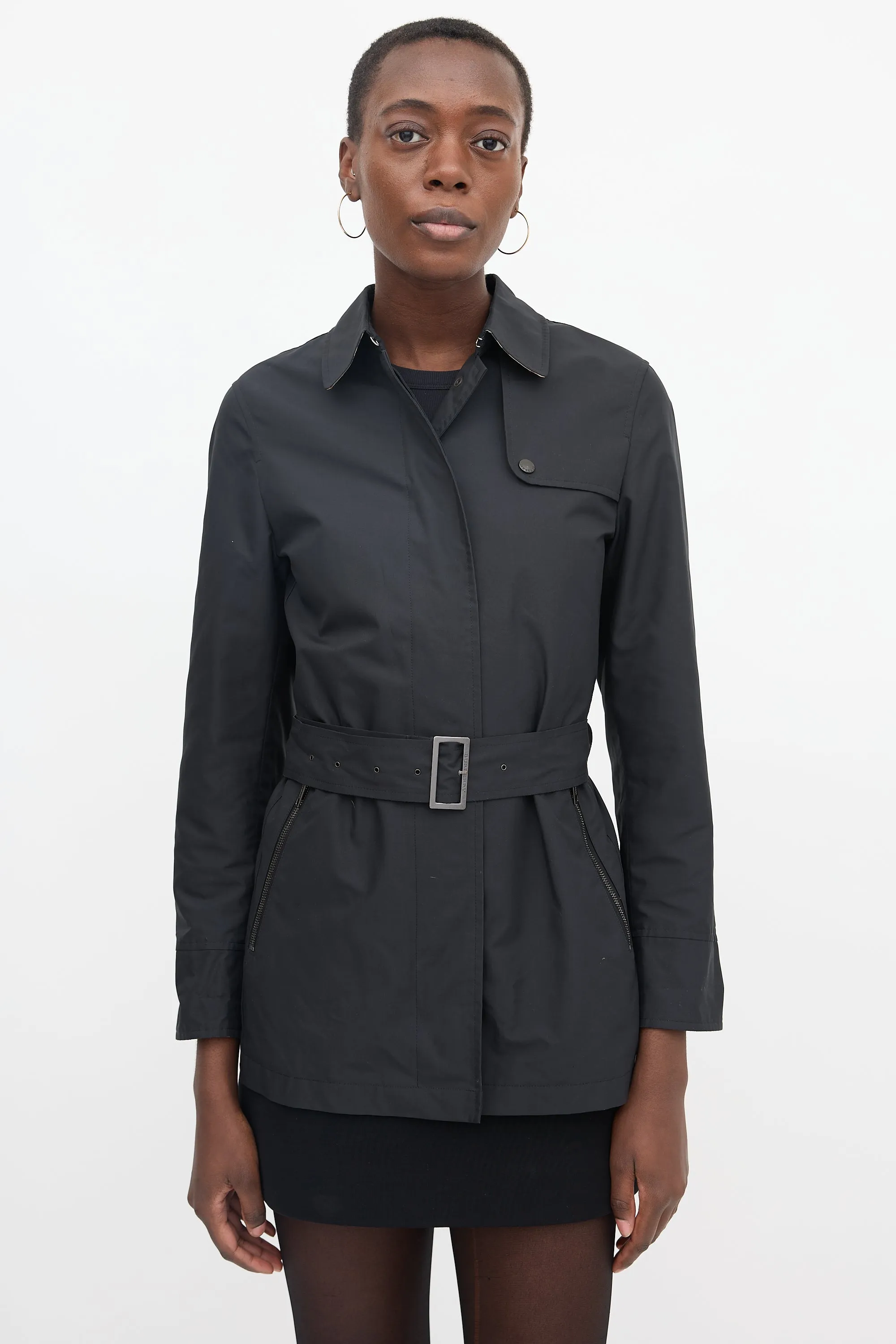 Belted Car Coat Jacket sold by VSP Consignment