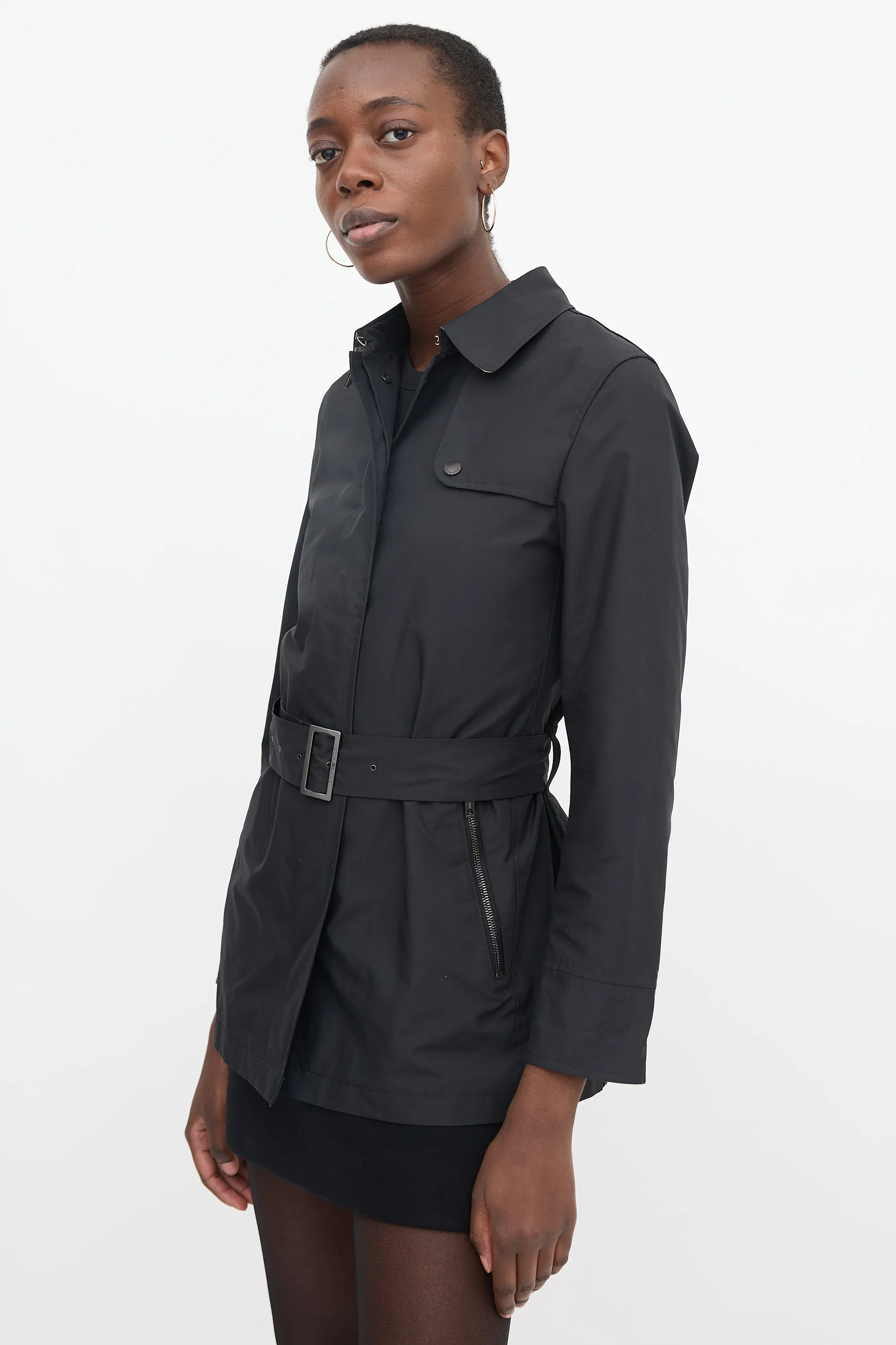 Belted Car Coat Jacket sold by VSP Consignment product image thumbnail 3