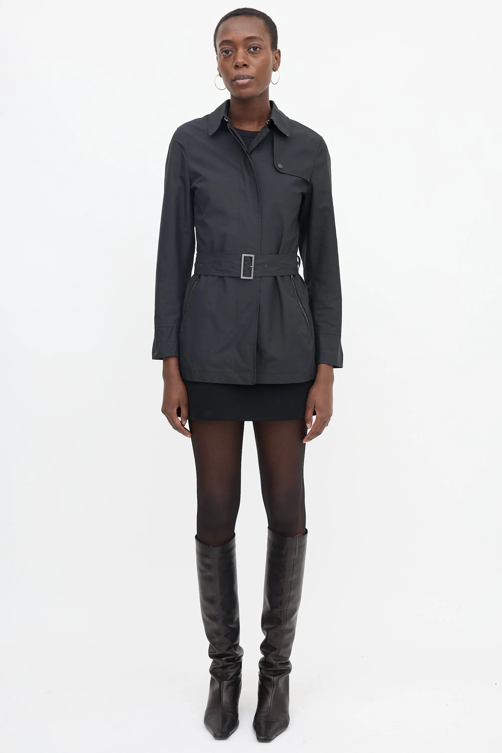 Belted Car Coat Jacket sold by VSP Consignment product image thumbnail 2