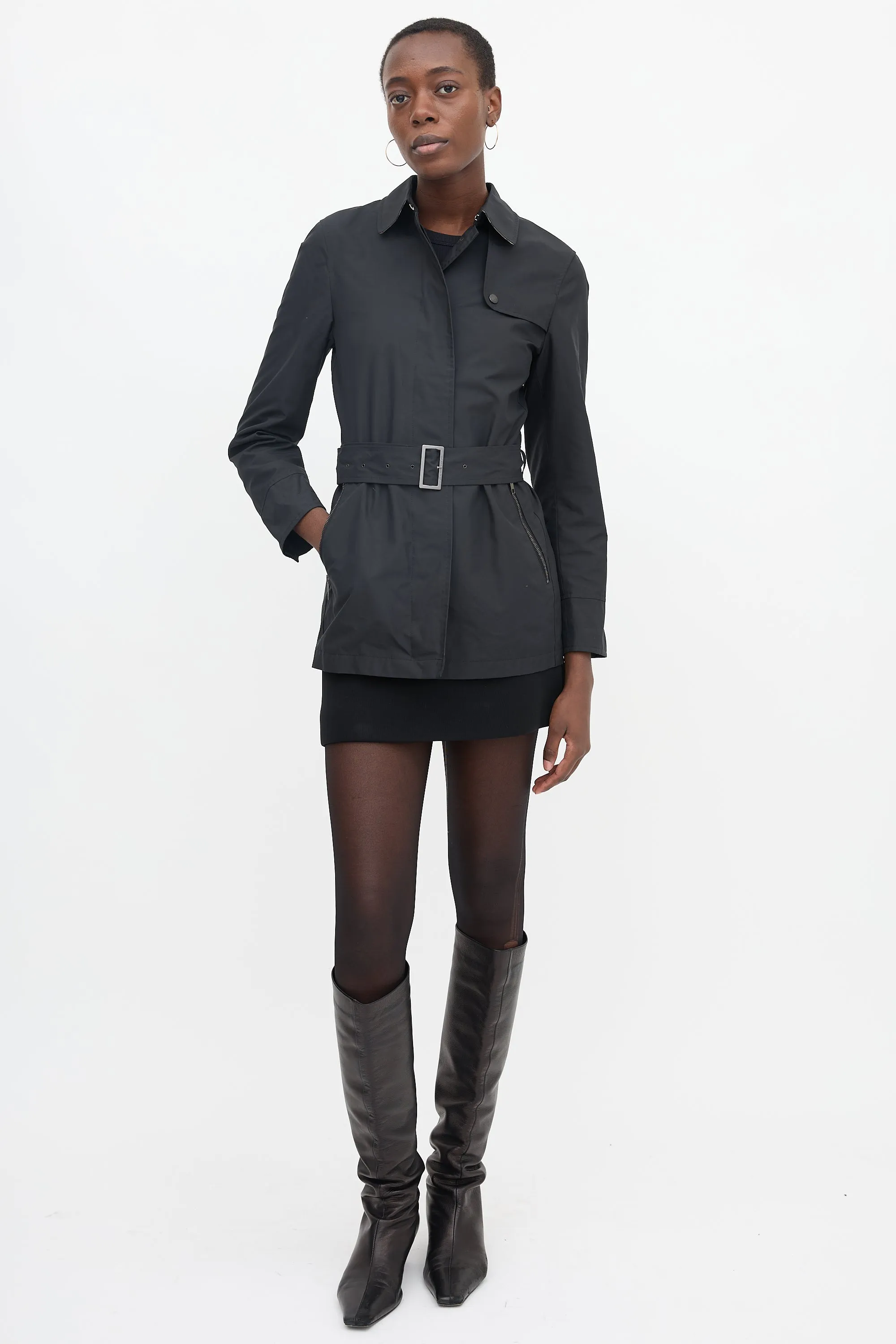 Belted Car Coat Jacket sold by VSP Consignment product image thumbnail 5