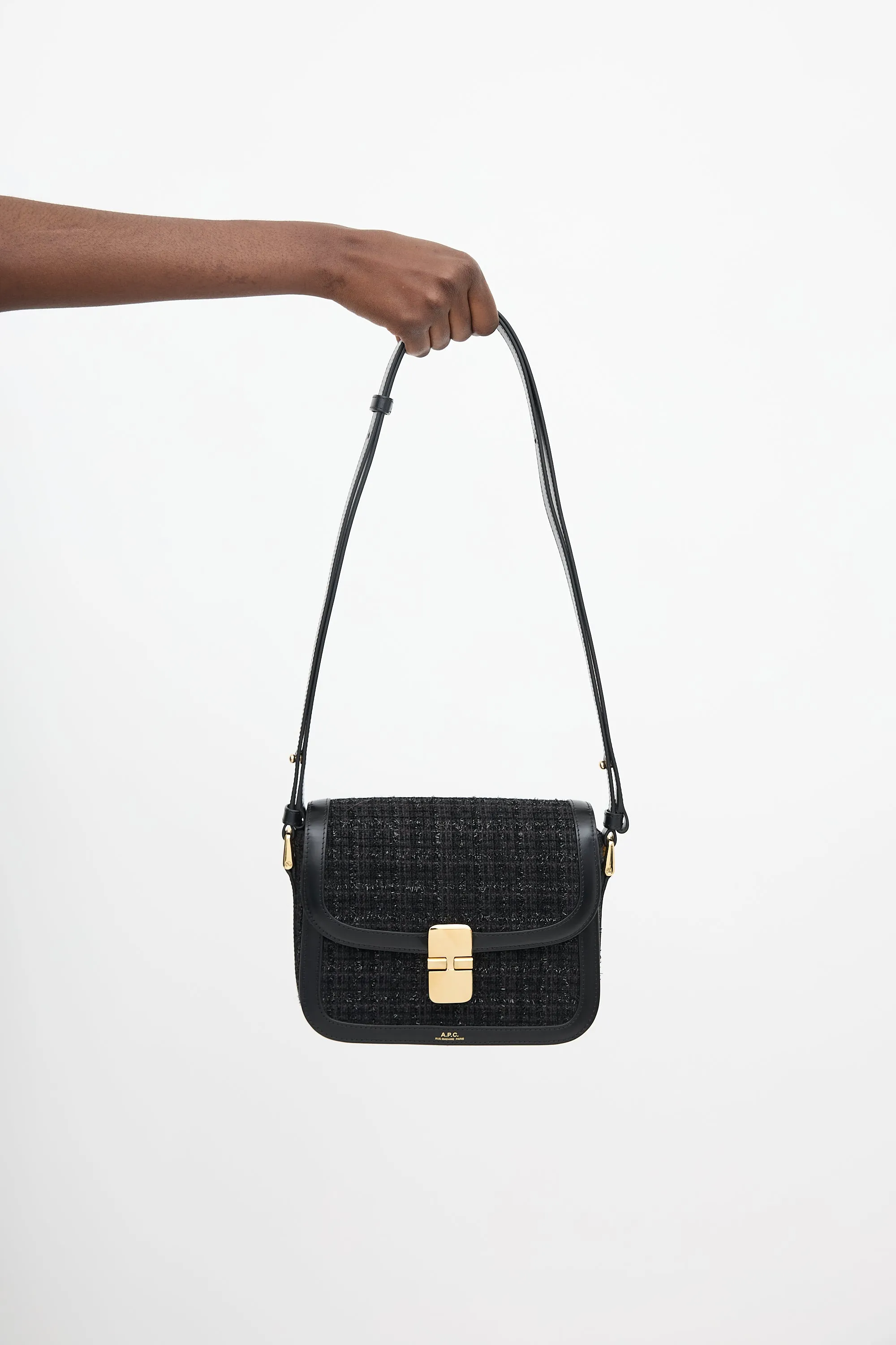 Sparkly Tweed Small Grace Bag sold by VSP Consignment