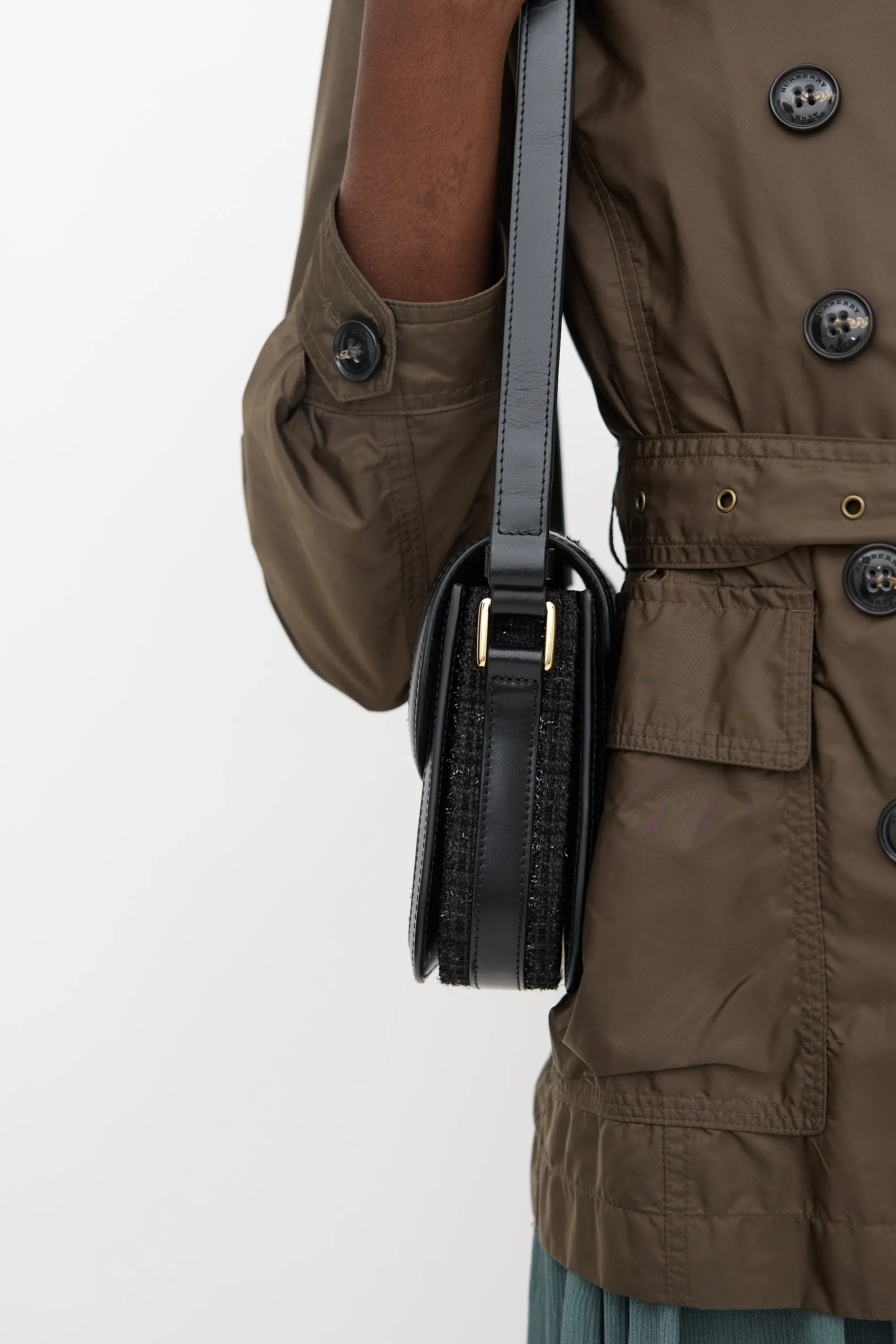 Sparkly Tweed Small Grace Bag sold by VSP Consignment product image thumbnail 5