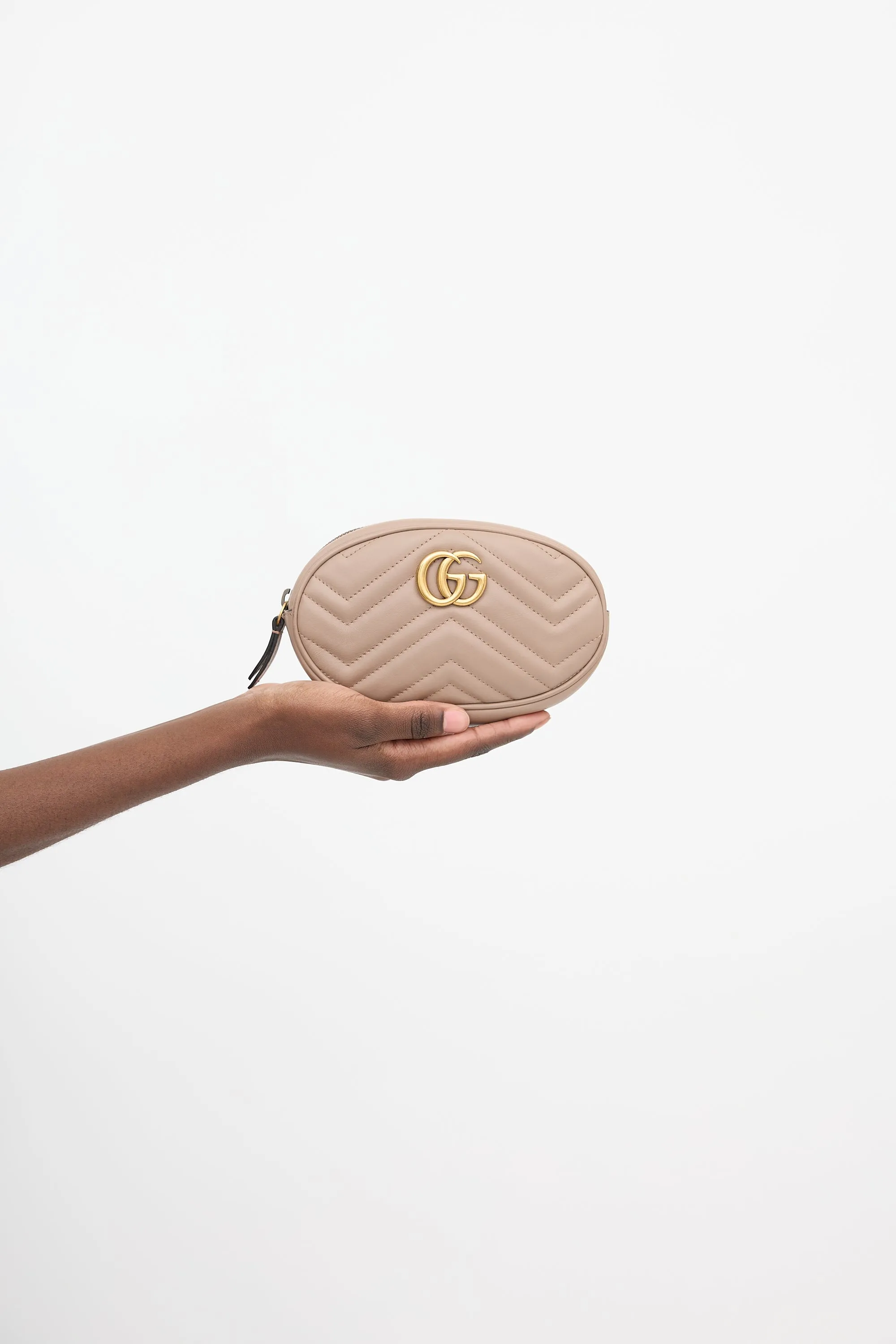 Matelassé Leather Marmont GG Belt Bag sold by VSP Consignment product image thumbnail 2