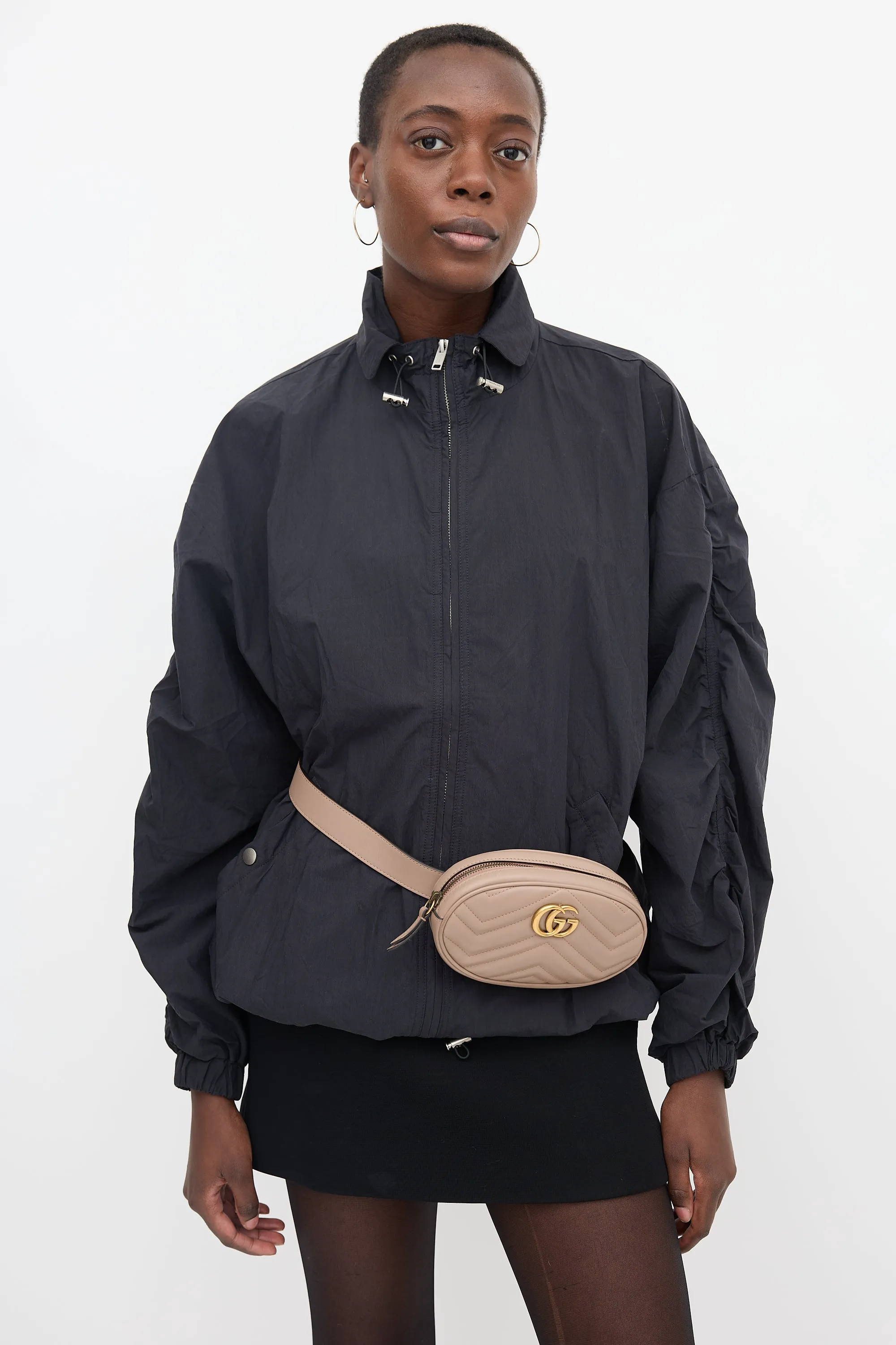 Matelassé Leather Marmont GG Belt Bag sold by VSP Consignment