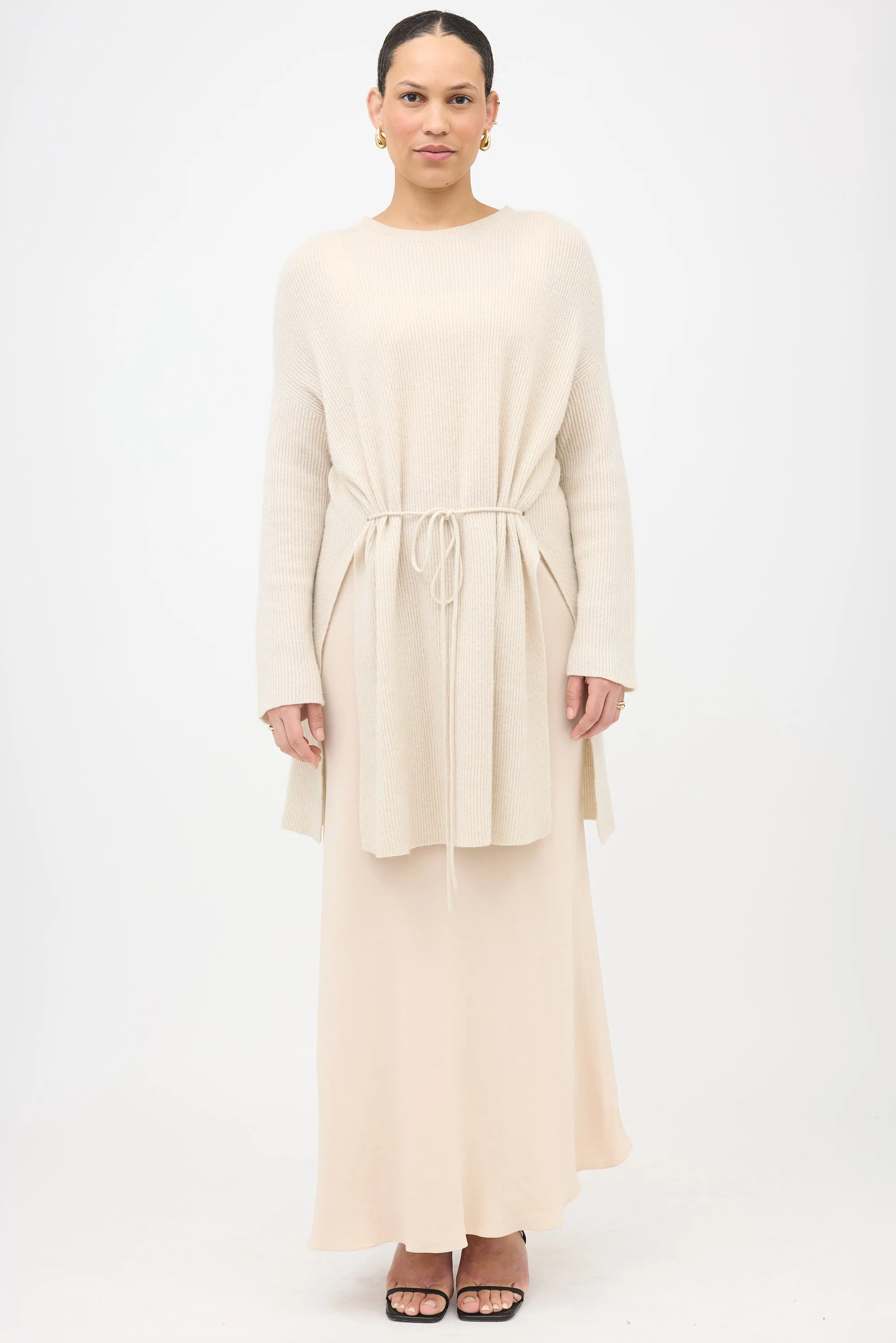 Cashmere Tie Sweater sold by VSP Consignment