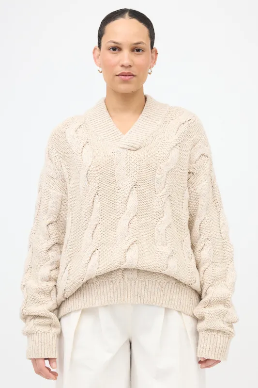 Marled Knit Sweater made by Acne Studios