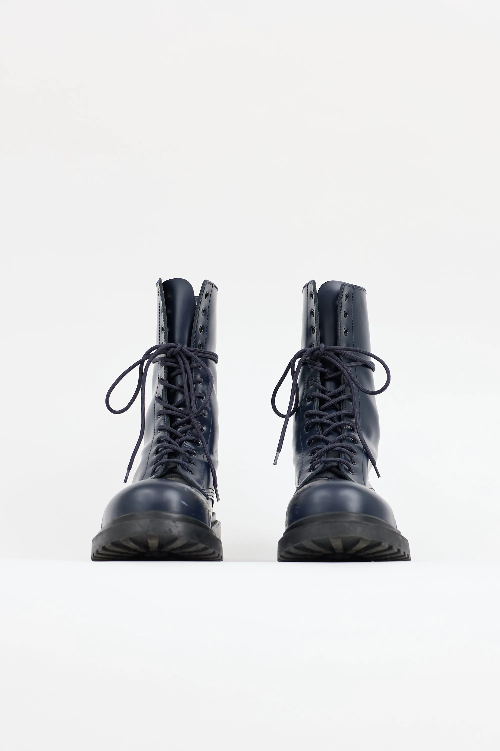 Leather Tall Combat Boot sold by VSP Consignment product image thumbnail 3