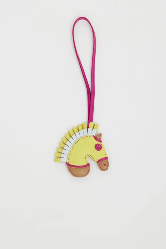 Lime Milo Geegee Camail Bag Charm made by Hermes