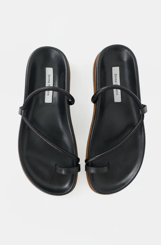 Leather Bari Slide made by Emme Parsons