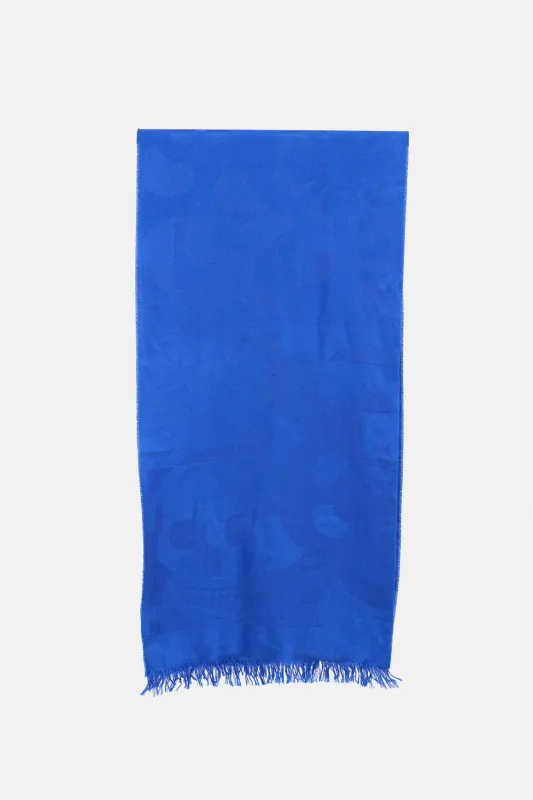 Wool Skull Clover Scarf sold by VSP Consignment