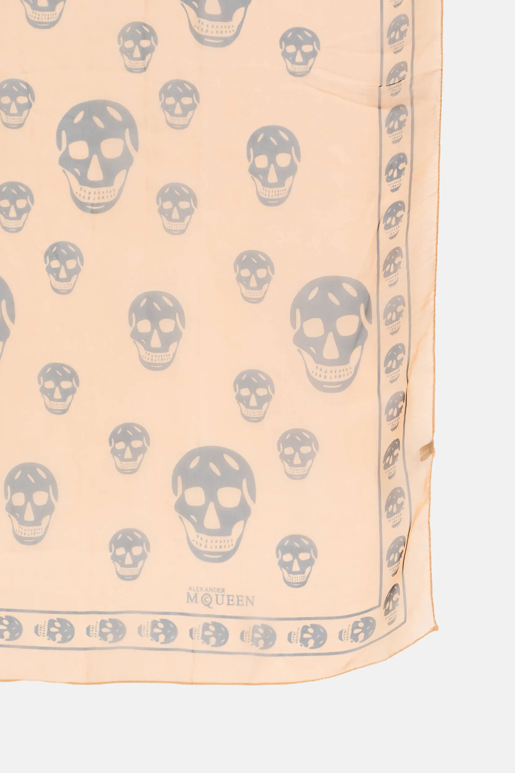 Silk Sheer Skull Scarf sold by VSP Consignment product image thumbnail 2