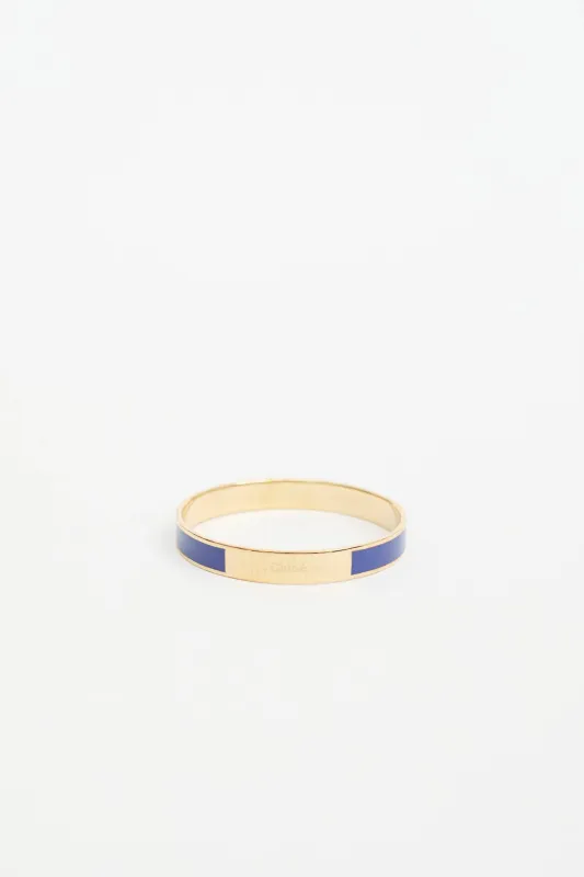 Enamel Logo Bangle made by Chloe