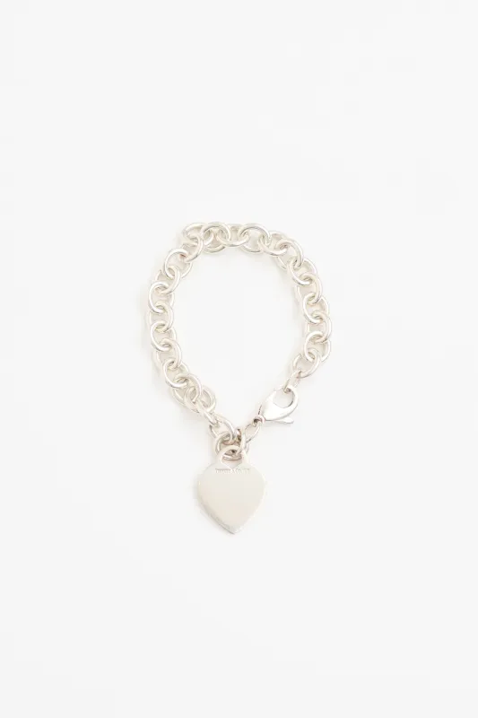 Sterling Silver Heart Bracelet sold by VSP Consignment