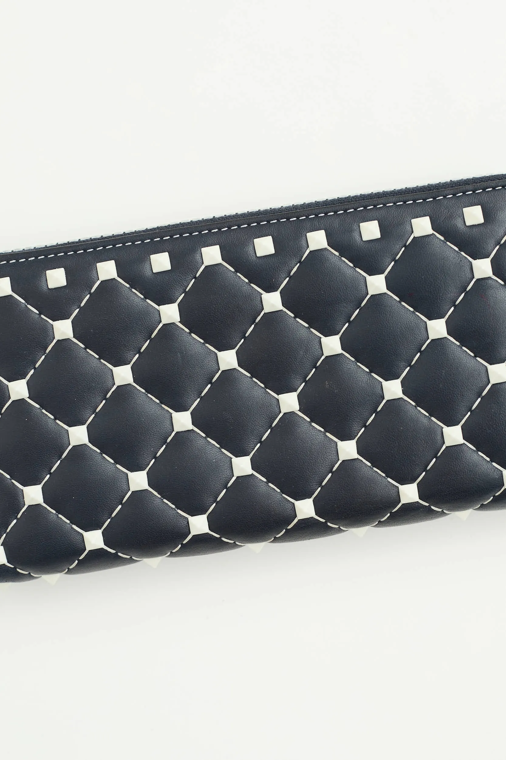 Leather Spike Zip Wallet sold by VSP Consignment product image thumbnail 2