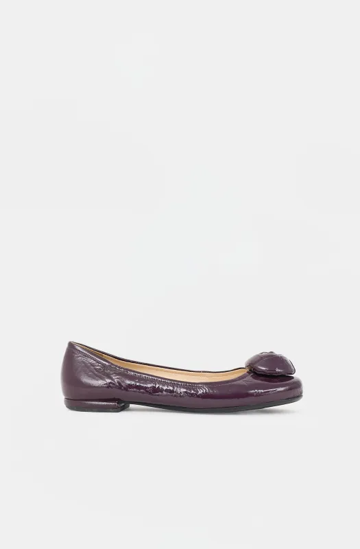 Patent Rosette Flat made by Prada