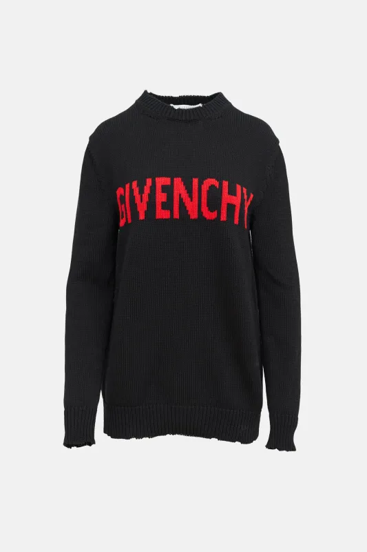 Logo Intarsia Sweater sold by VSP Consignment