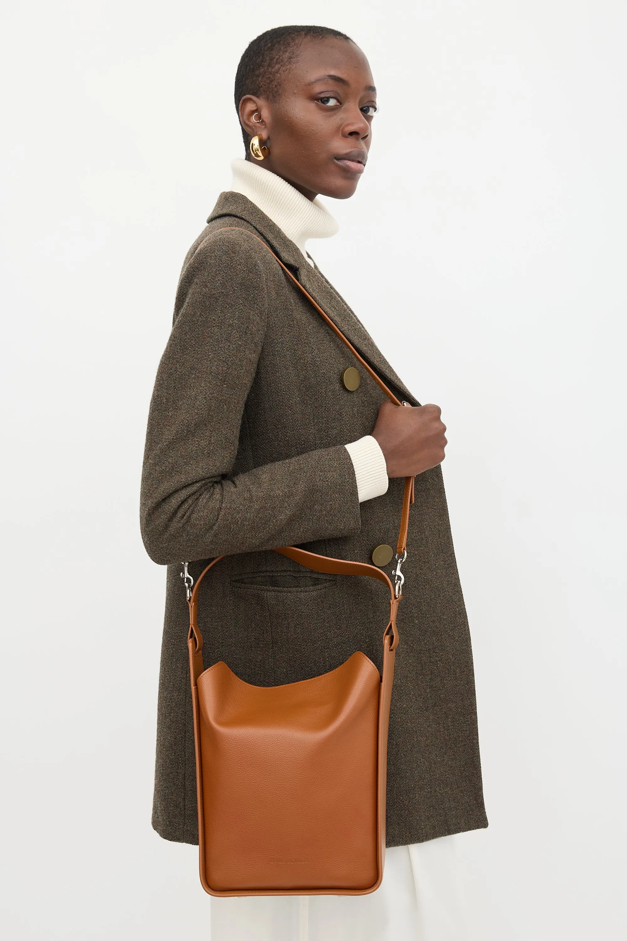 Leather Small North South Tool 2.0 Bag sold by VSP Consignment product image thumbnail 5