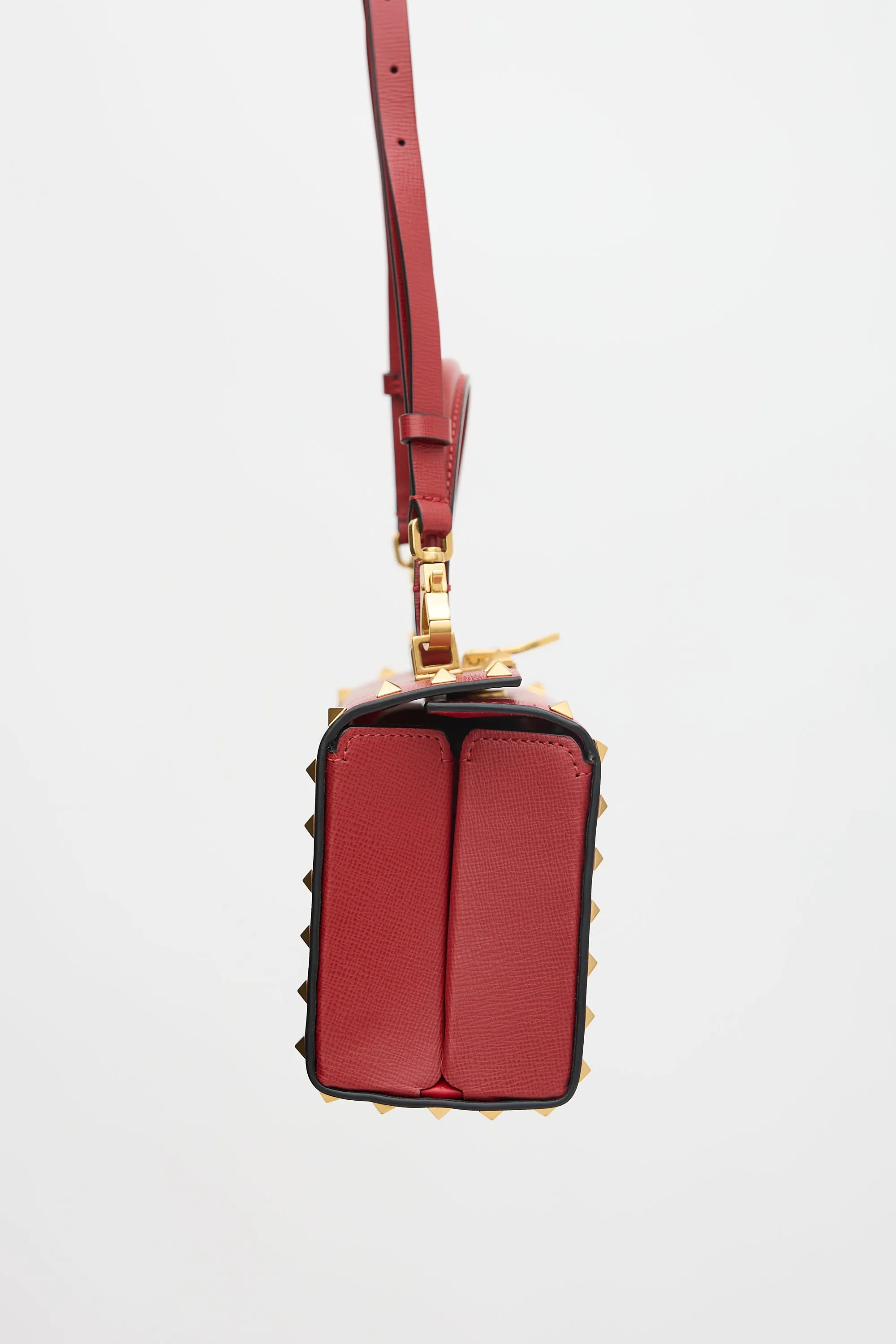 Leather Alcove Rockstud Box Bag sold by VSP Consignment product image thumbnail 4