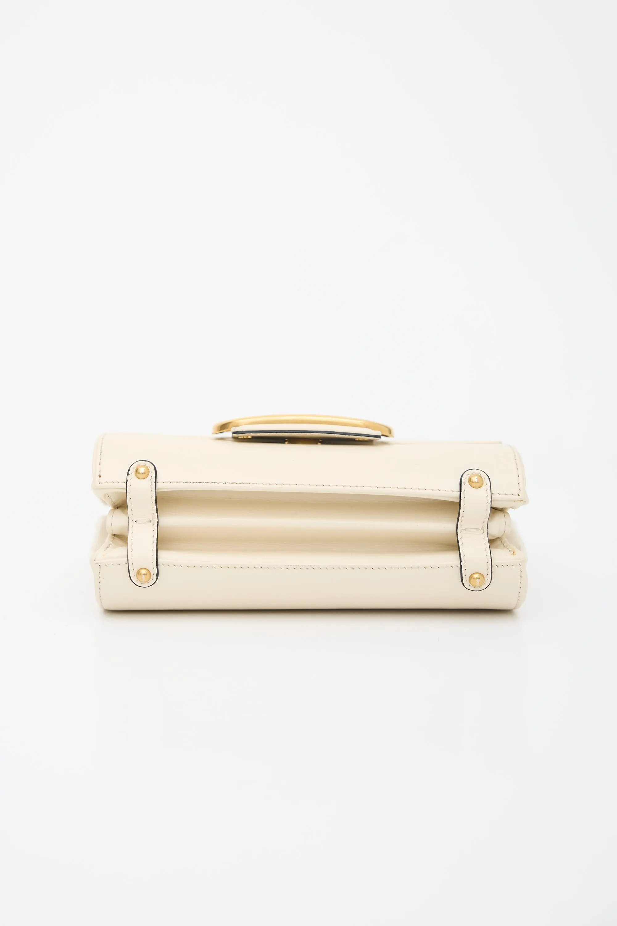Leather Stud Sign Bag sold by VSP Consignment product image thumbnail 5