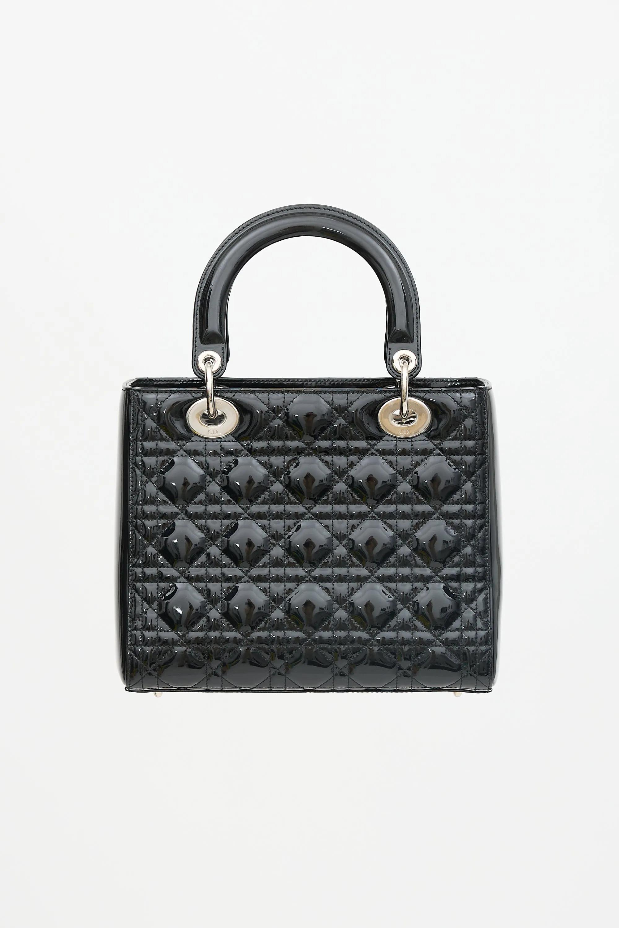 2010 Patent Leather Medium Lady Dior Bag sold by VSP Consignment product image thumbnail 2