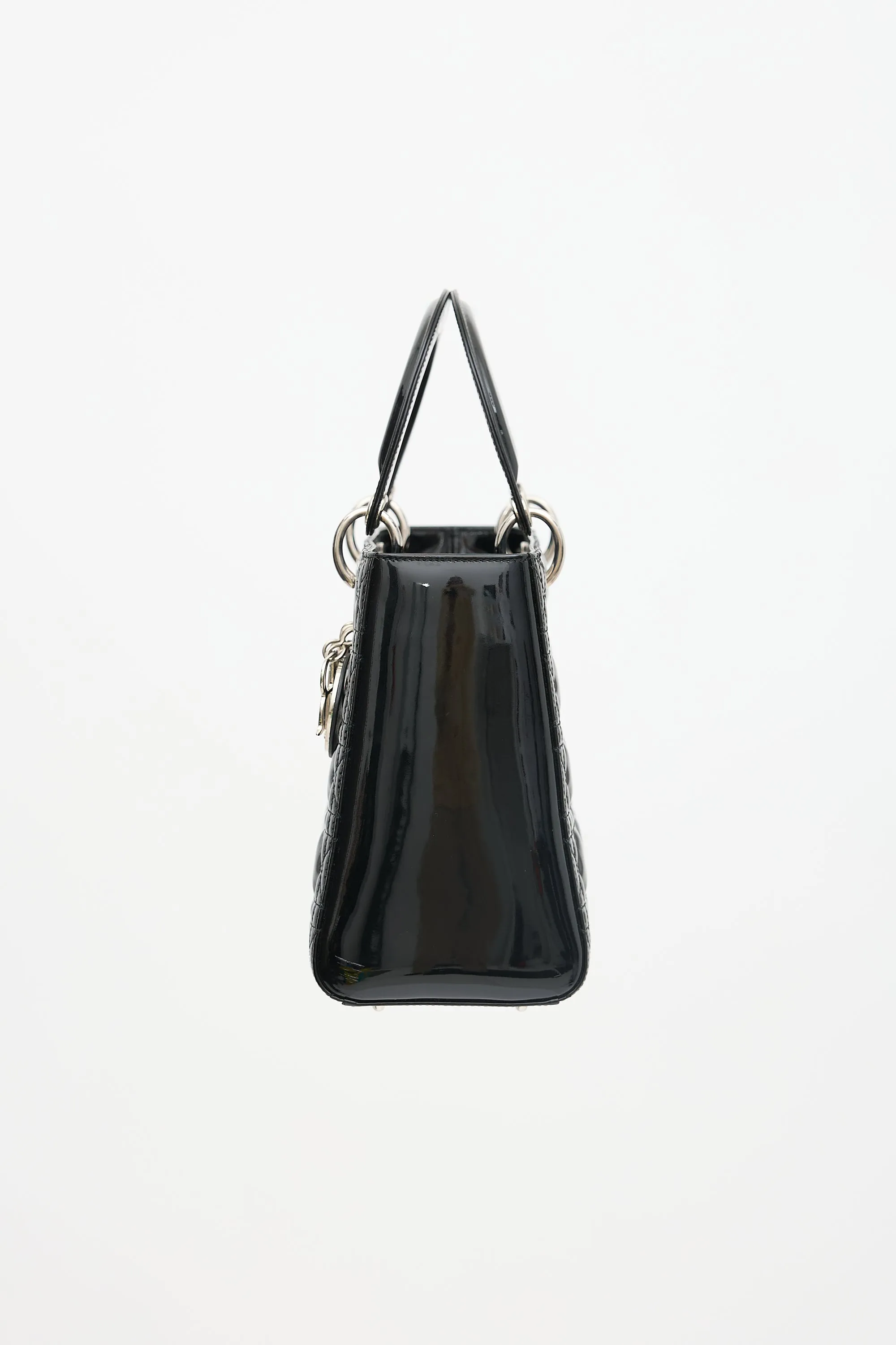 2010 Patent Leather Medium Lady Dior Bag sold by VSP Consignment product image thumbnail 4