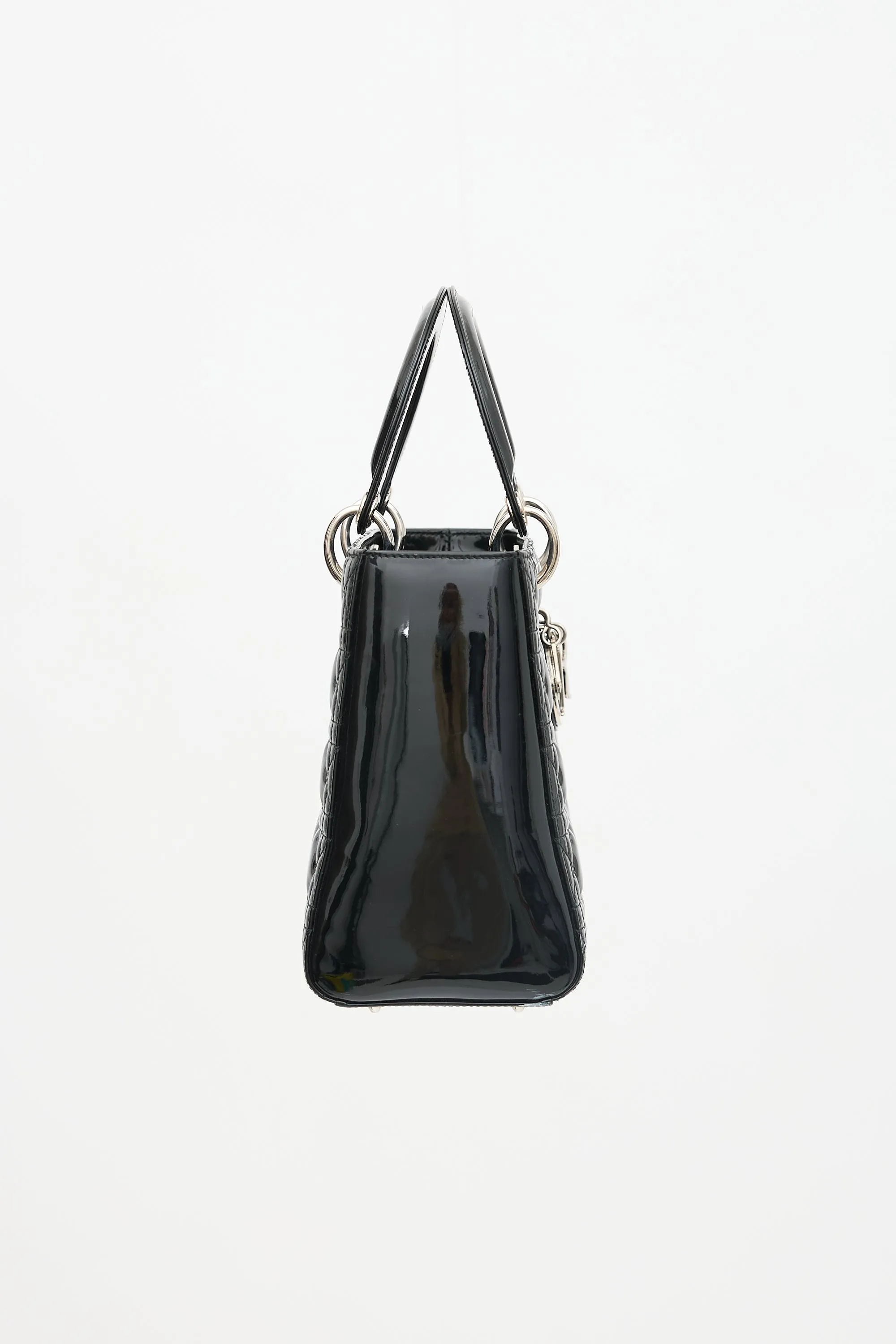 2010 Patent Leather Medium Lady Dior Bag sold by VSP Consignment product image thumbnail 5