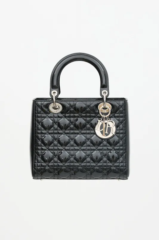 2010 Patent Leather Medium Lady Dior Bag made by Dior