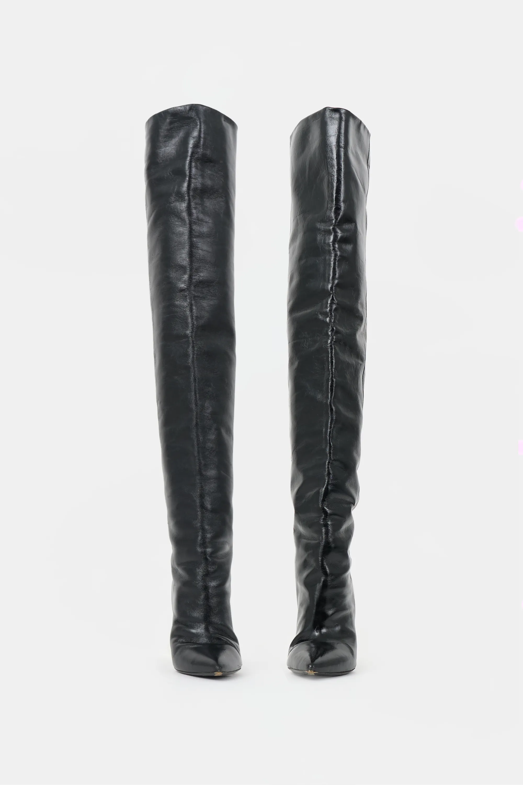 Leather Niki Thigh Boot sold by VSP Consignment product image thumbnail 3
