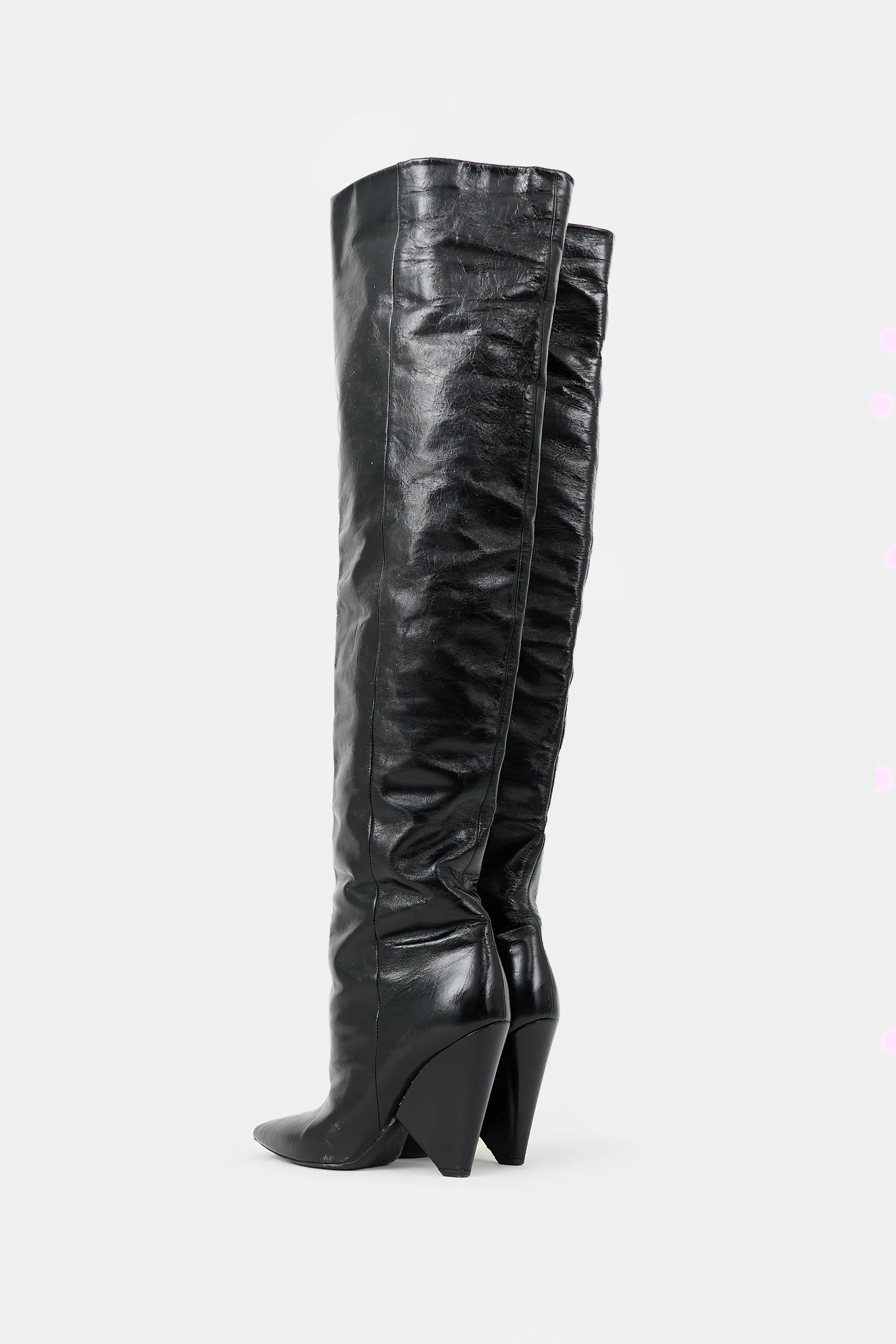 Leather Niki Thigh Boot sold by VSP Consignment product image thumbnail 4
