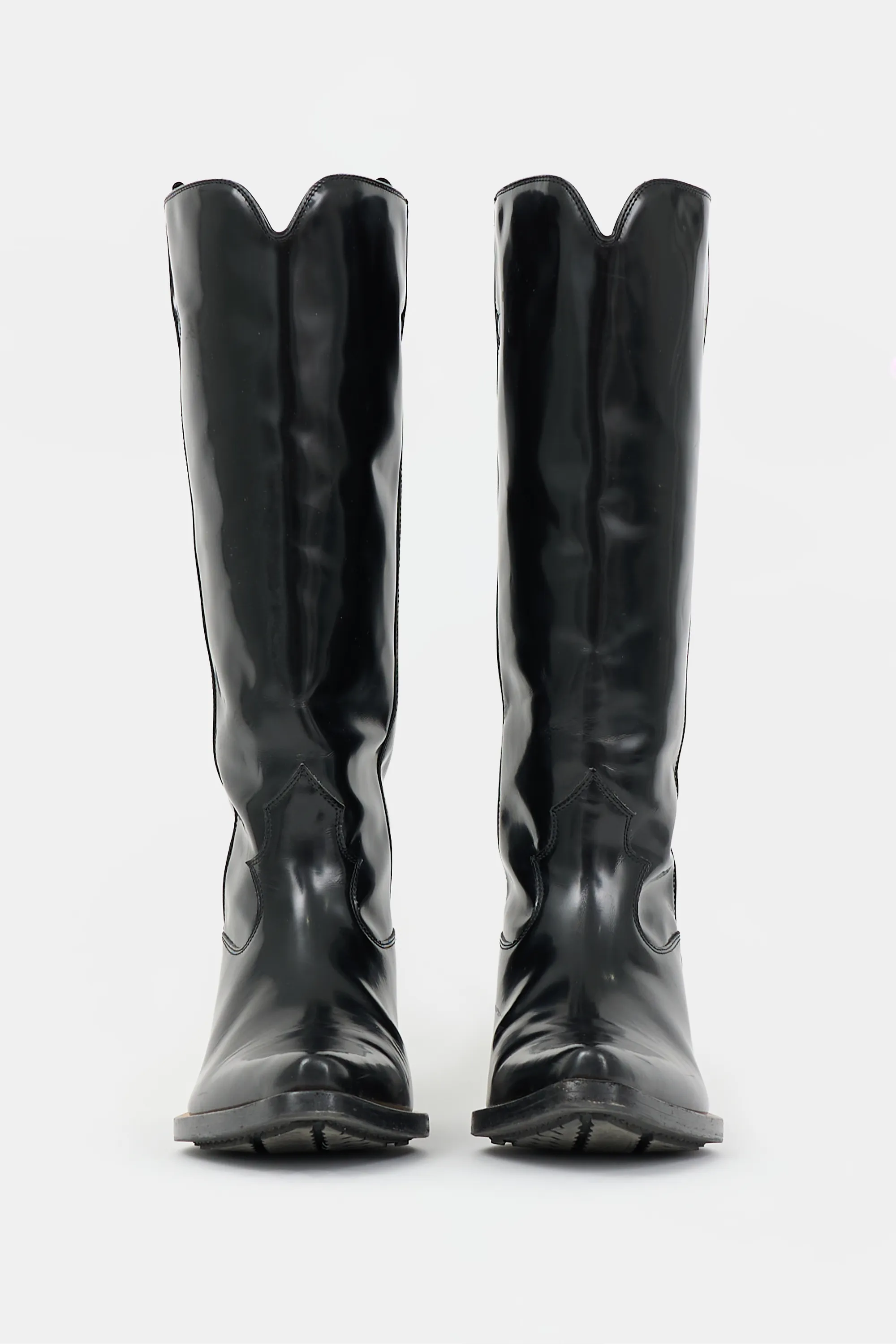 Patent Nellie Tall Boot sold by VSP Consignment product image thumbnail 3