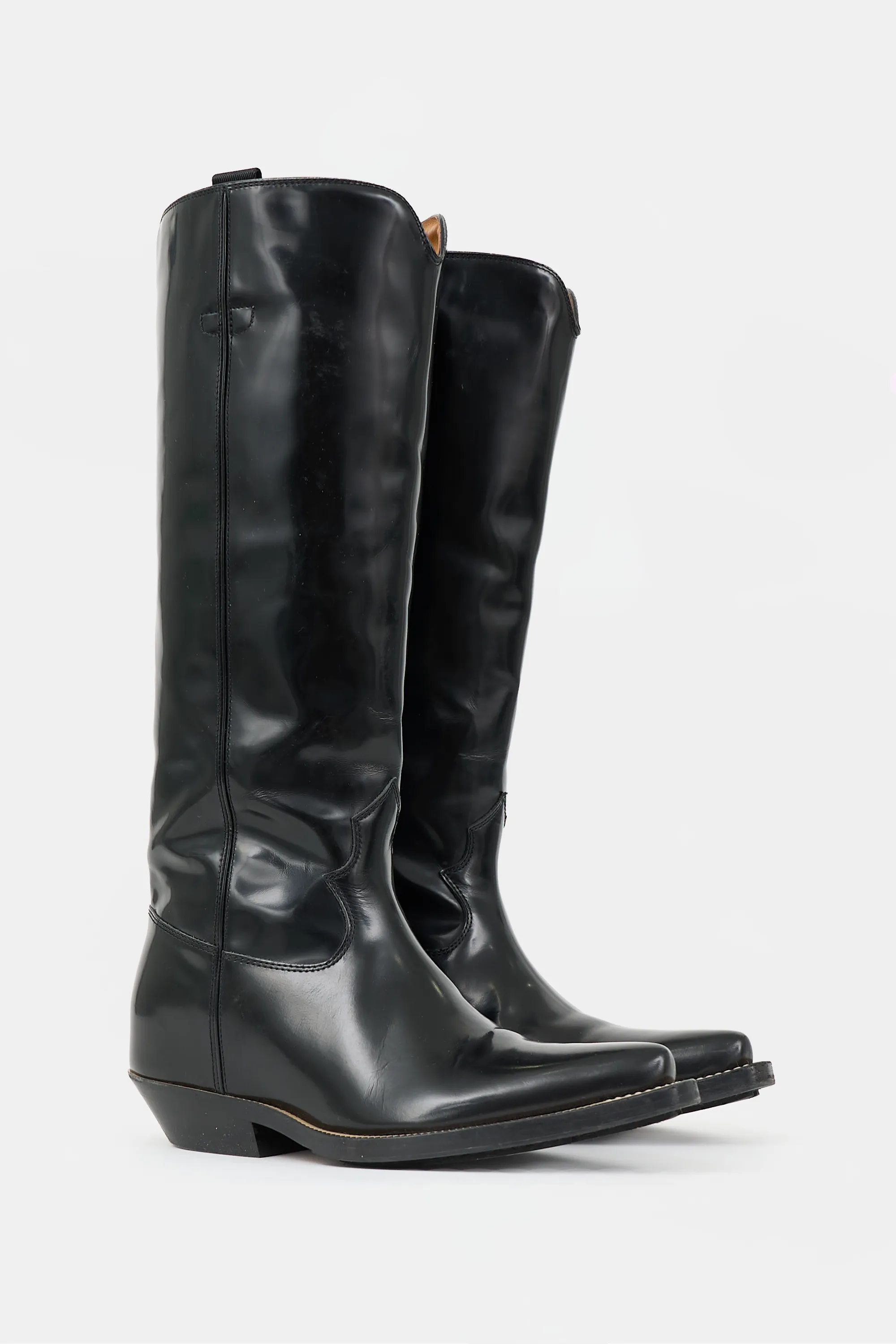 Patent Nellie Tall Boot sold by VSP Consignment product image thumbnail 2