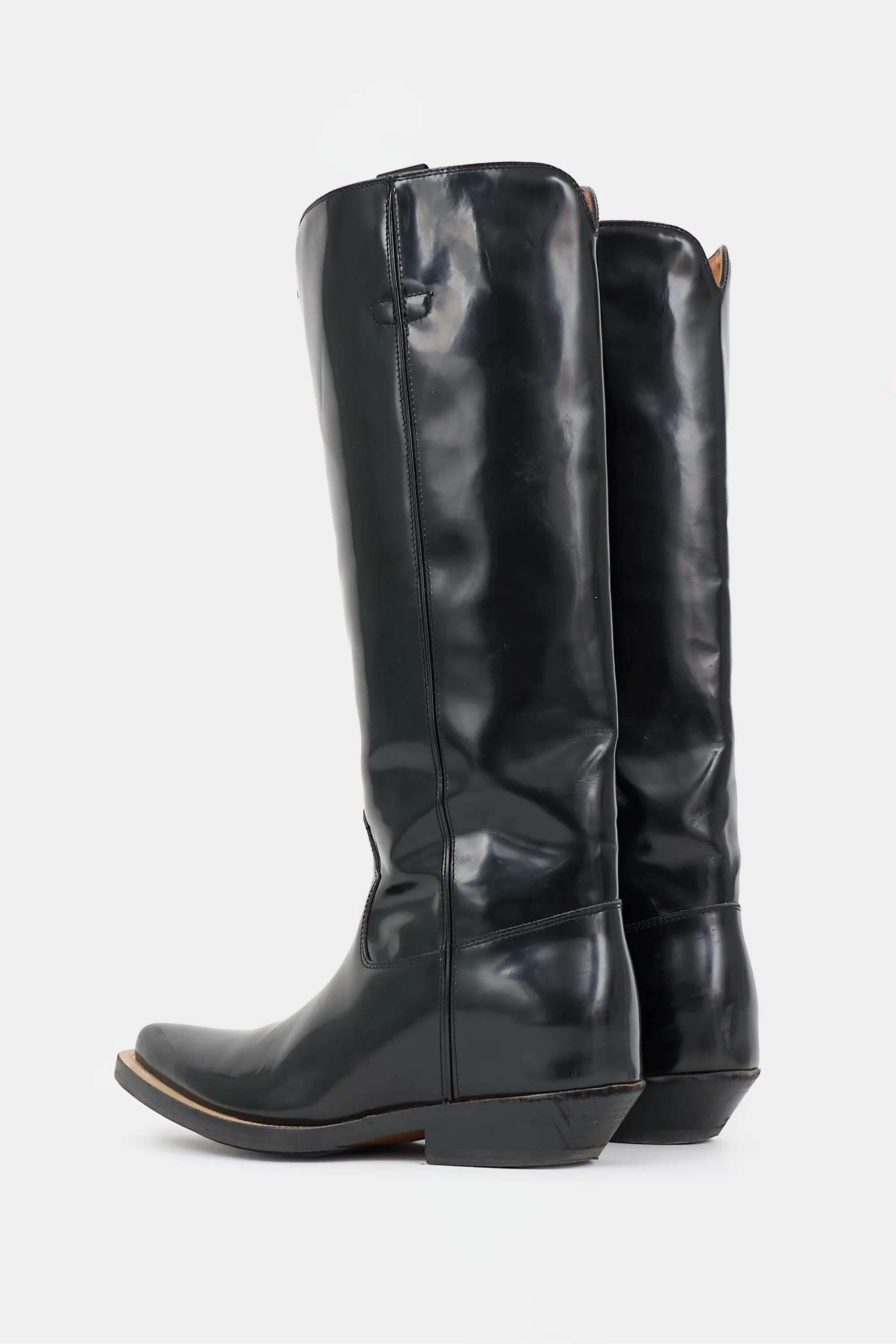 Patent Nellie Tall Boot sold by VSP Consignment product image thumbnail 4
