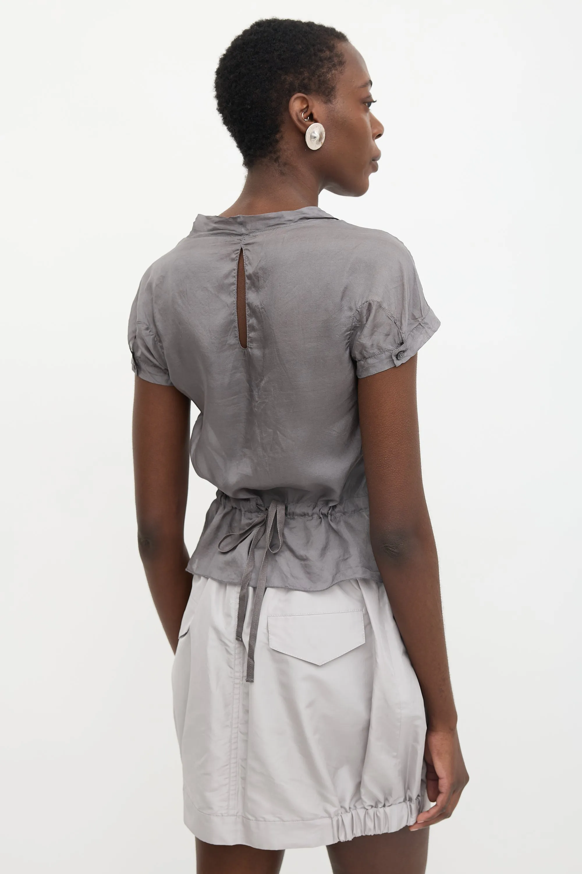 Vintage Sport Silk Blouse sold by VSP Consignment product image thumbnail 4