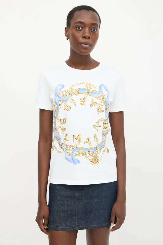 Graphic Logo T-Shirt made by Balmain