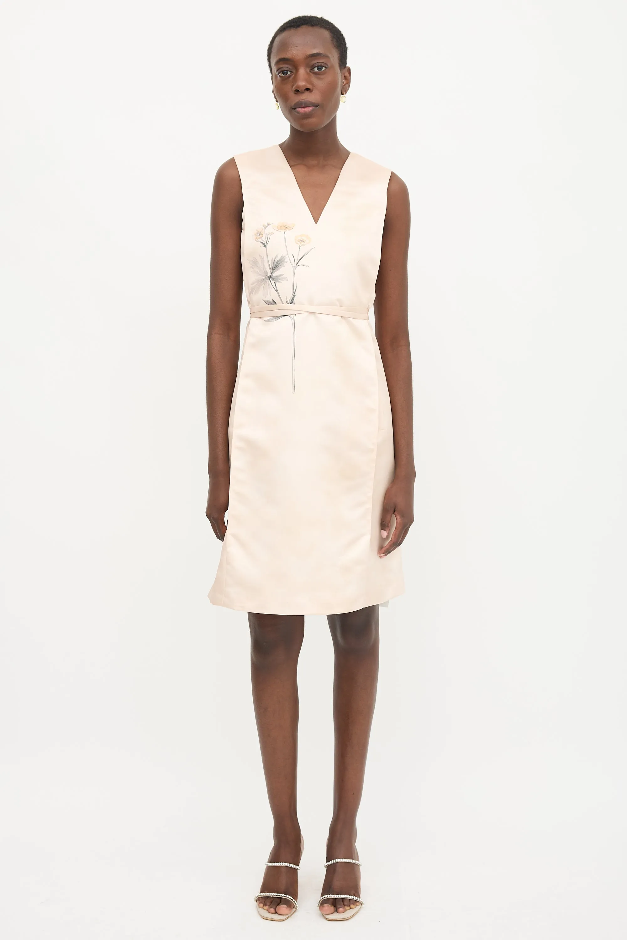 Resort 2018 Satin Botanic Dress sold by VSP Consignment product image thumbnail 2