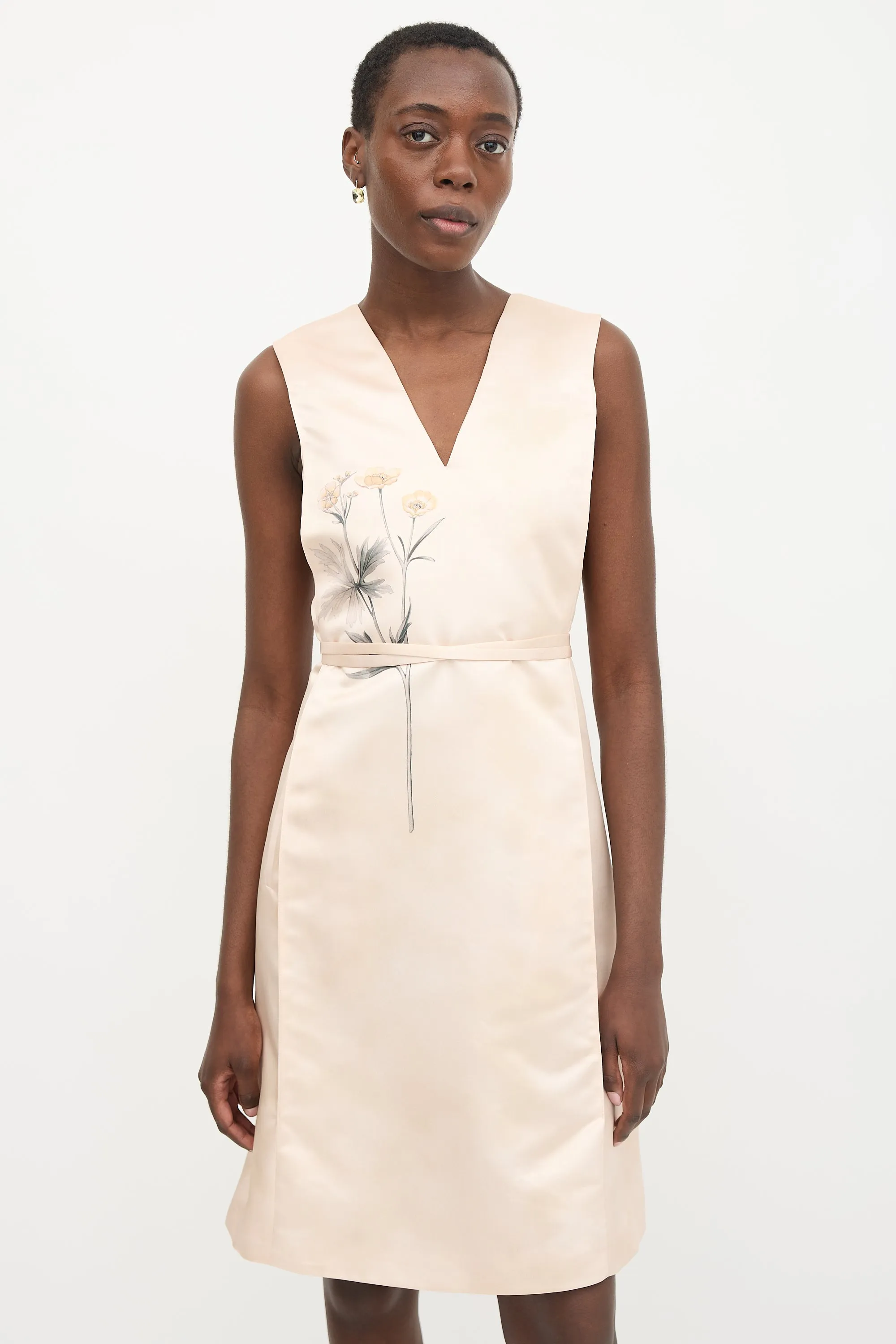 Resort 2018 Satin Botanic Dress sold by VSP Consignment