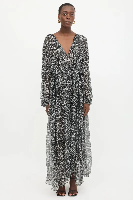 Silk Polka Dot Dress sold by VSP Consignment