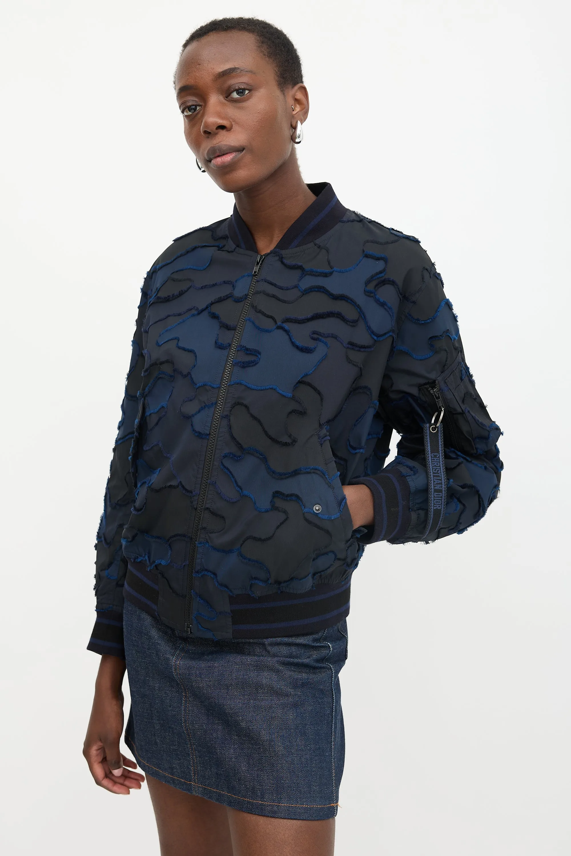 Cruise 2020 Textured Bomber Jacket sold by VSP Consignment product image thumbnail 3