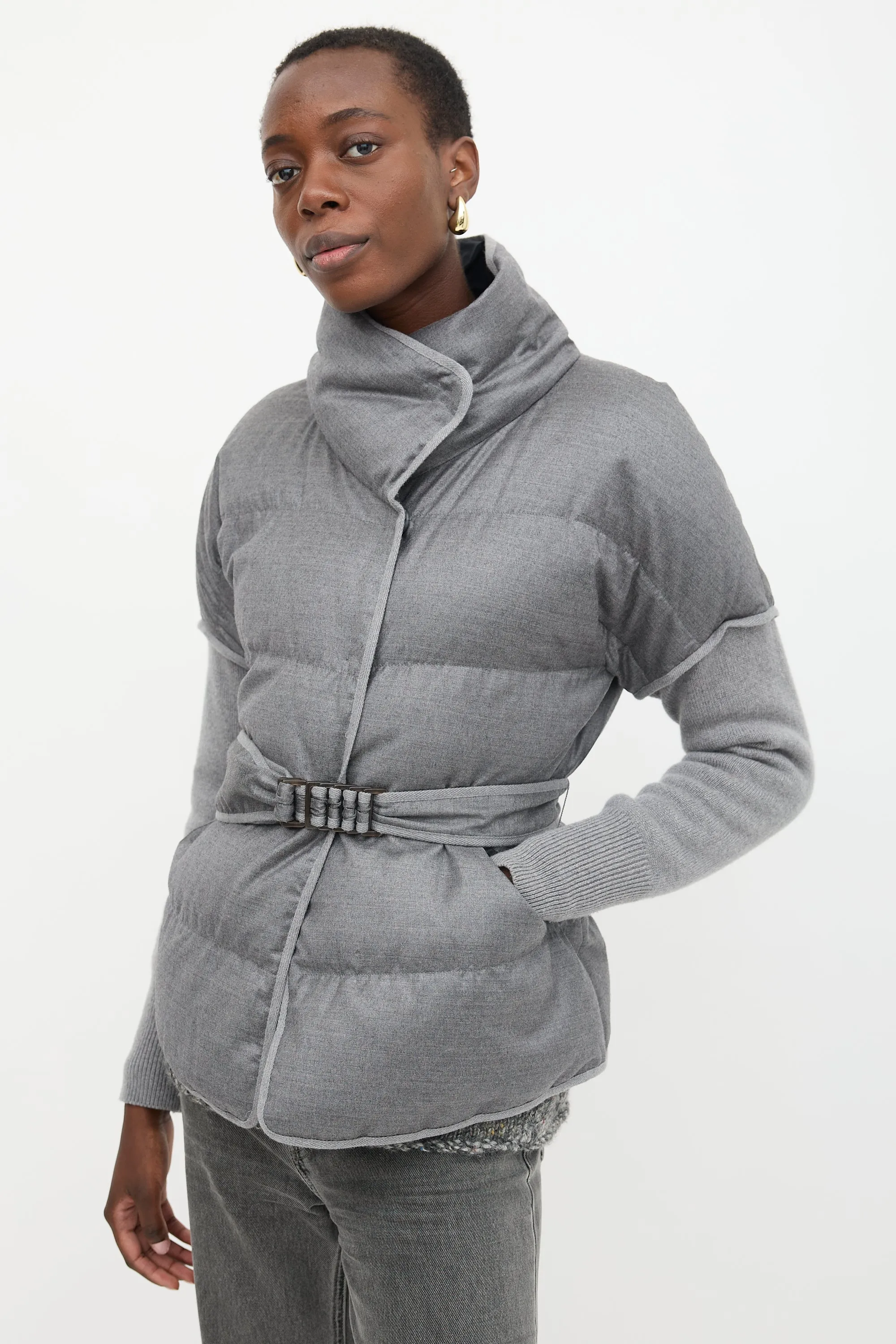 Wool Puffer Jacket sold by VSP Consignment product image thumbnail 4