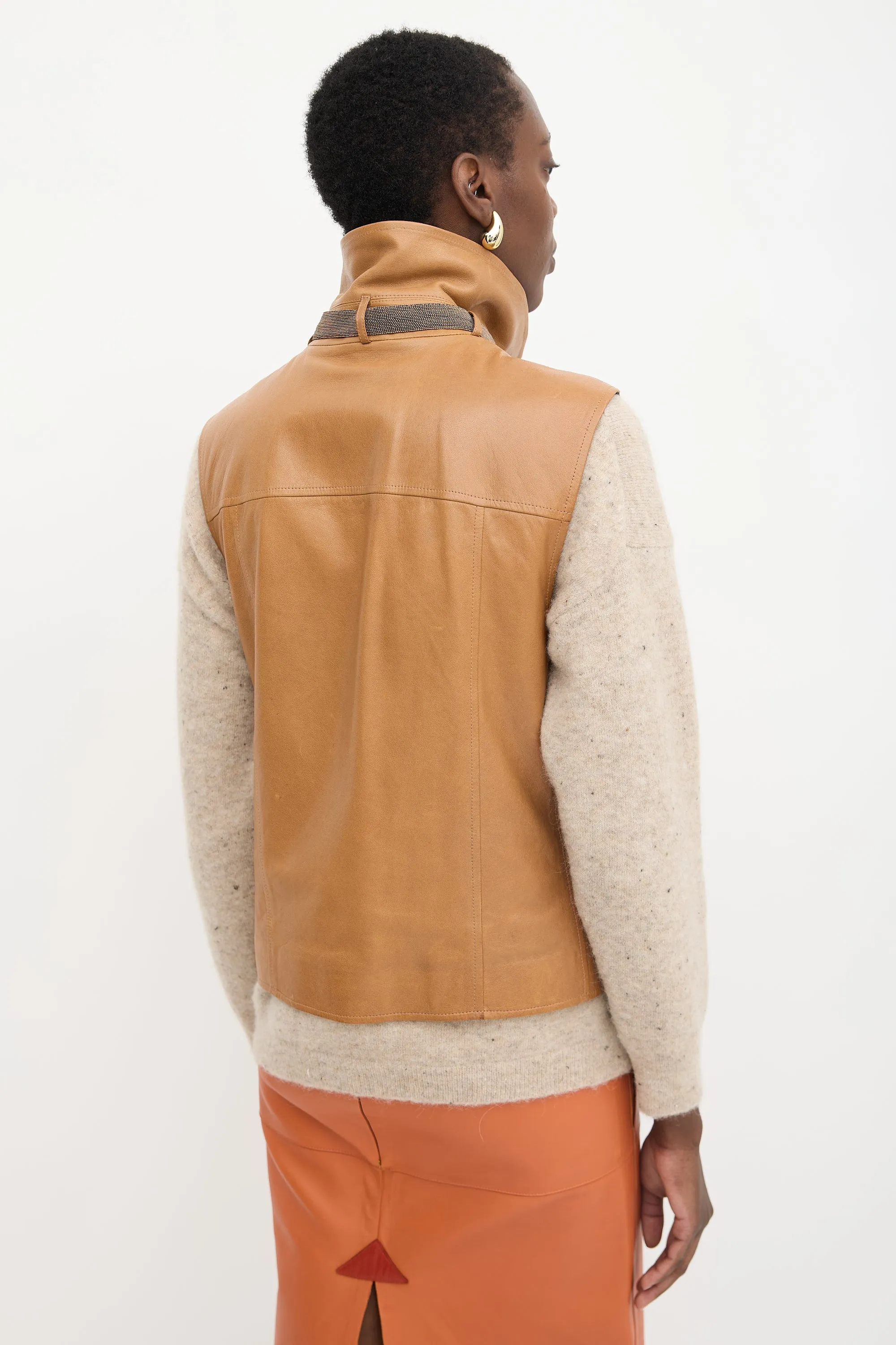 Leather Vest sold by VSP Consignment product image thumbnail 5