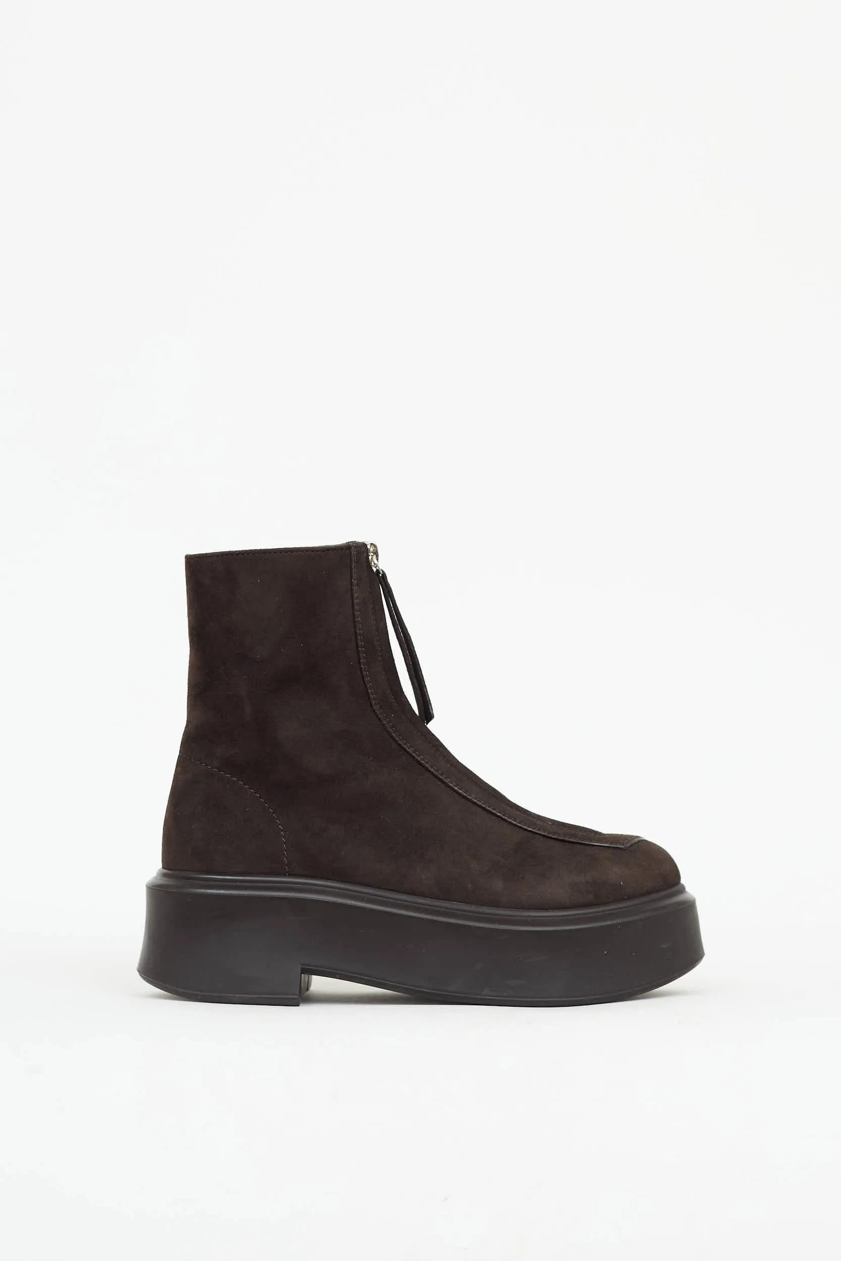 Suede Zipped Ankle Boot sold by VSP Consignment