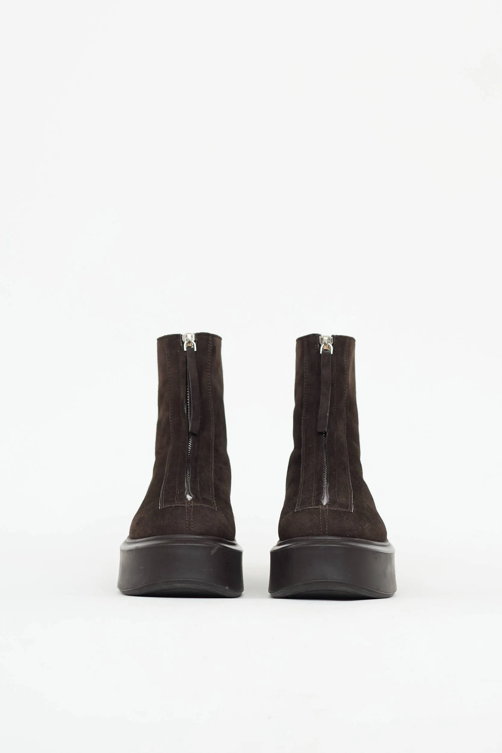 Suede Zipped Ankle Boot sold by VSP Consignment product image thumbnail 3