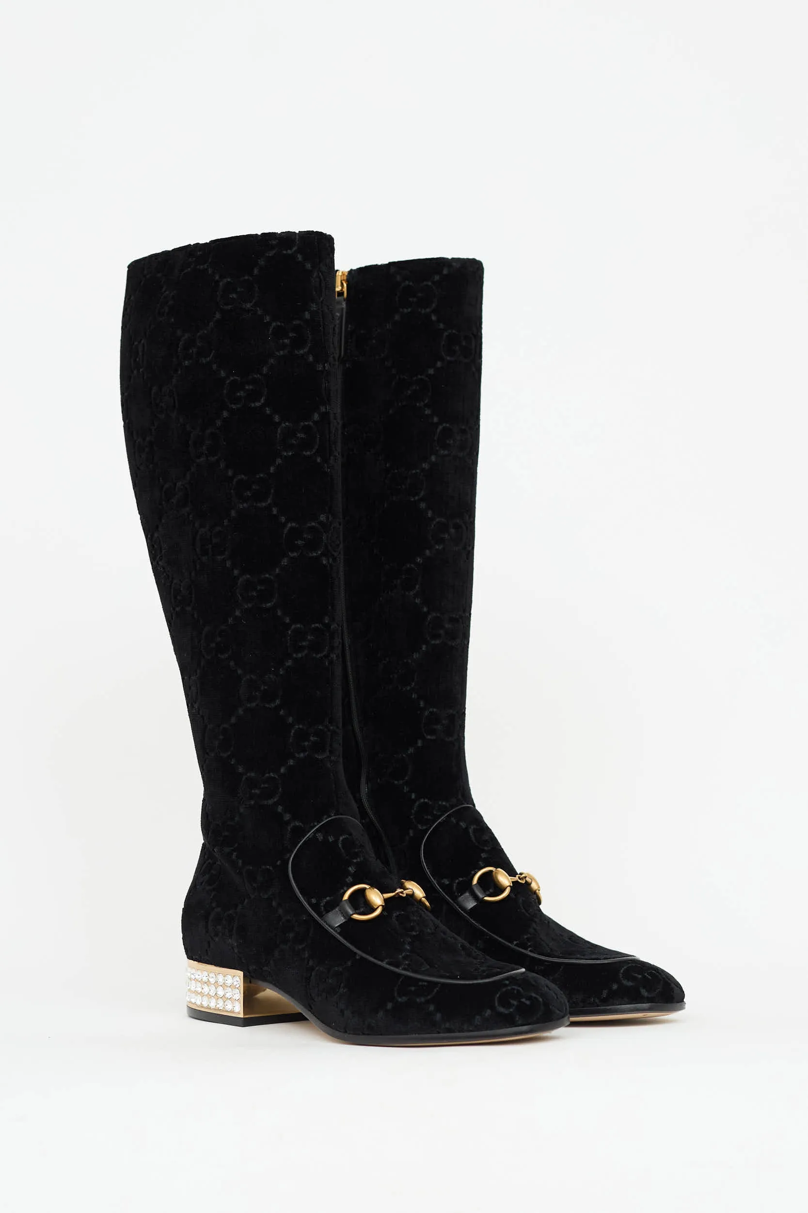 Velvet GG Boot sold by VSP Consignment product image thumbnail 3
